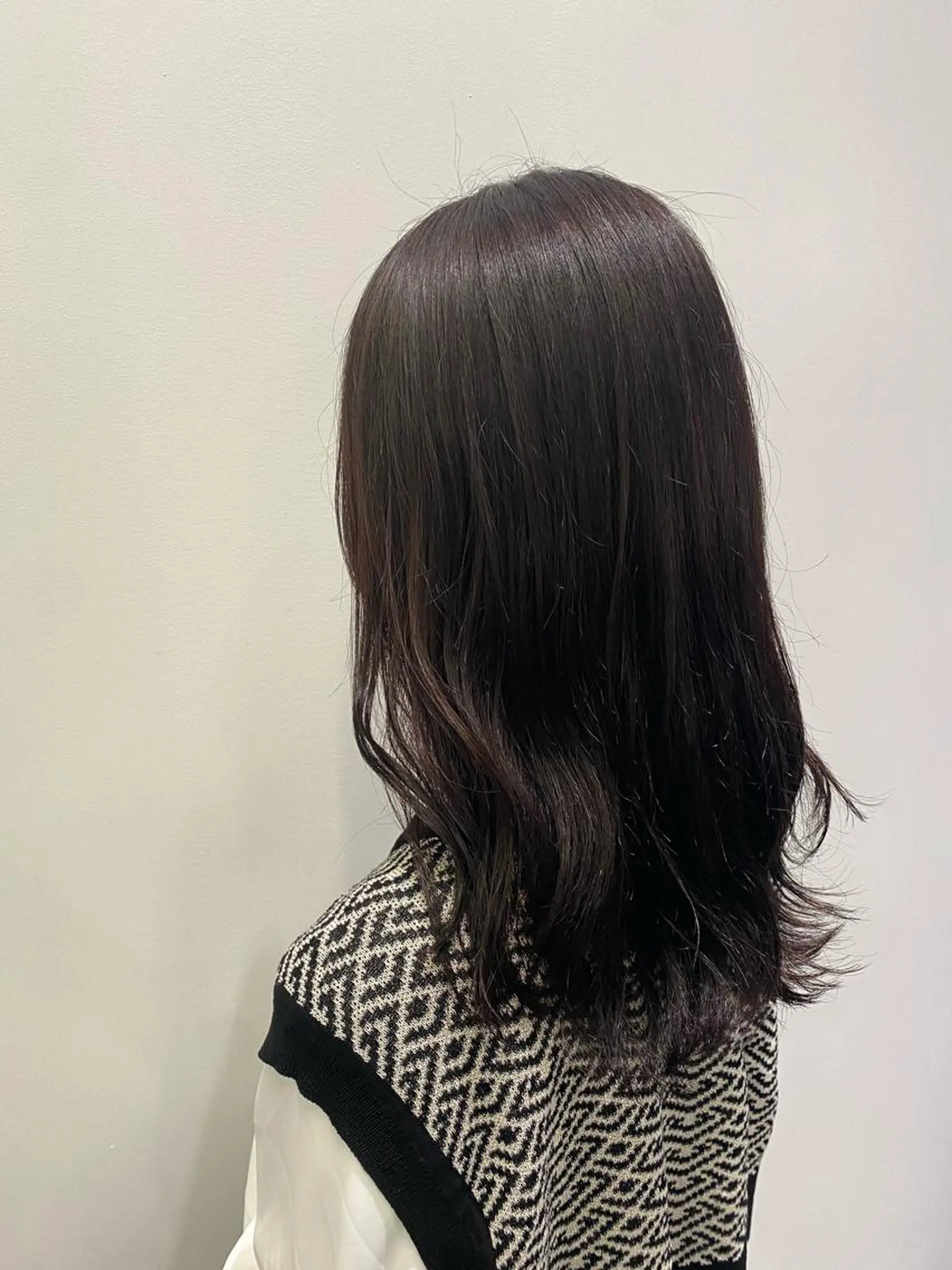 ミディアム カラー ブラウンカラー レッドカラー レッドブラウン カット ヘアカラー トリートメント ✨透明感カラー✨ 🦖佐々木未来🦕のヘアスタイル