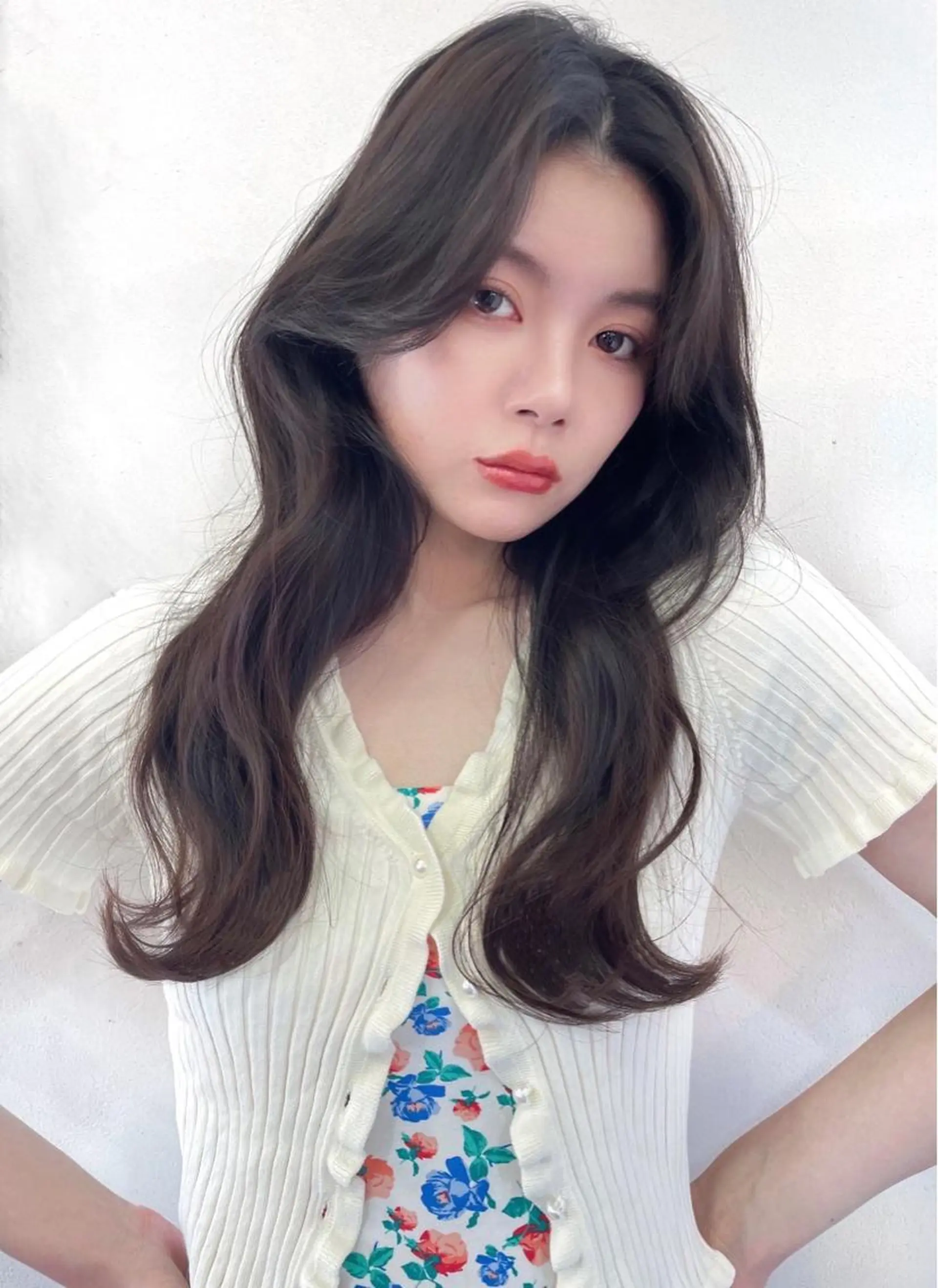 ロング カラー 【韓国ヘア×透明感 カラー】笹谷 莉未のヘアスタイル