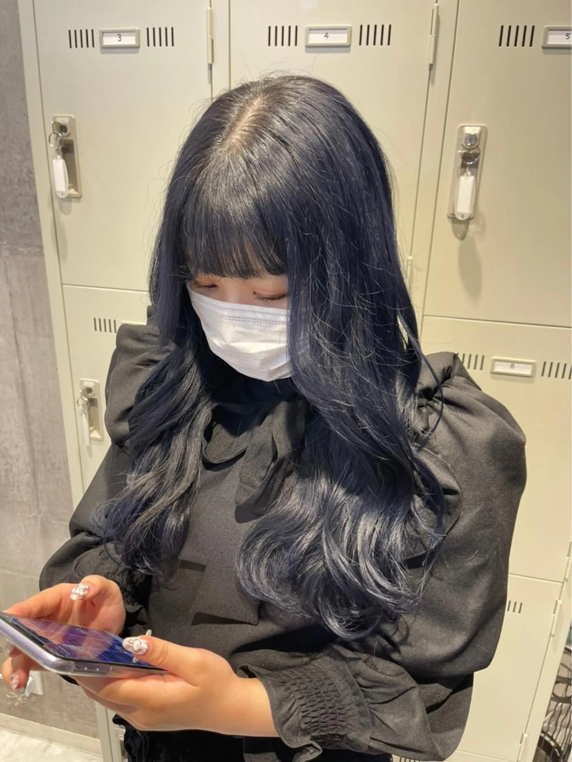 セミロング カラー ダブルカラー特化💍 tiam💍韓国ヘアのヘアスタイル