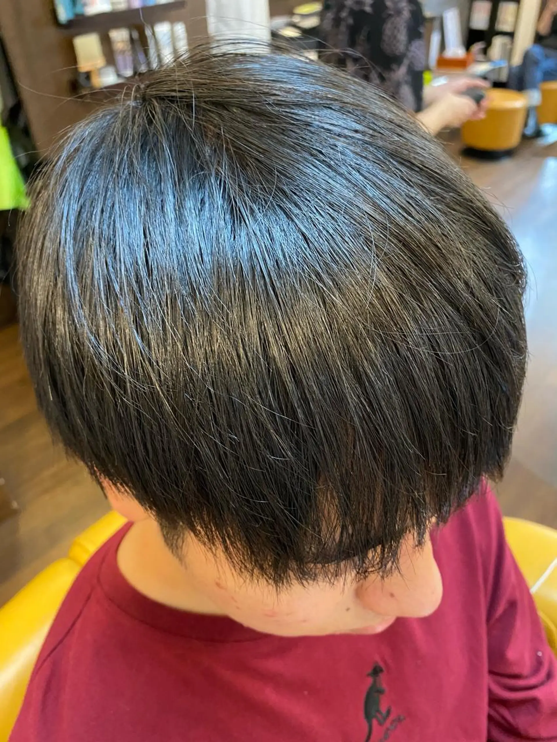 メンズ カット 縮毛矯正 【コテパーマ】イトウ シンゴのヘアスタイル