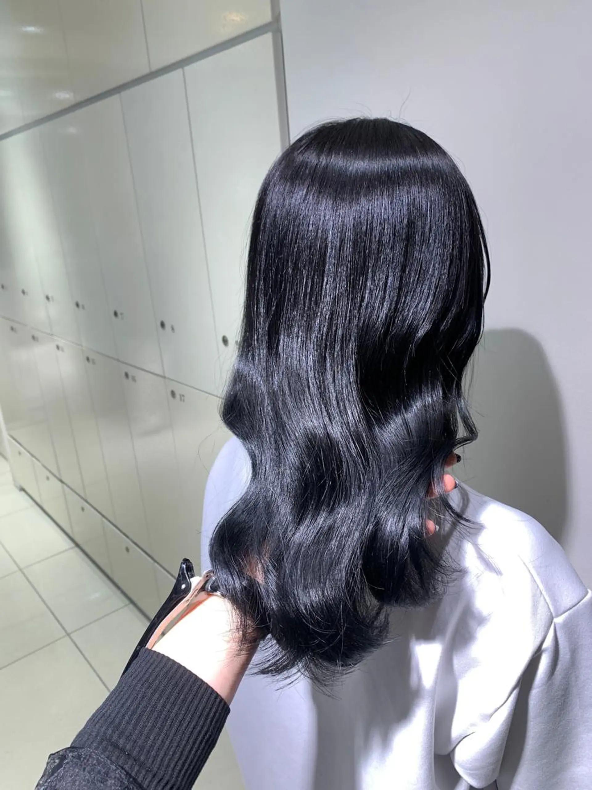 セミロング SALOWIN渋谷caldo店B1所属・岐津公太 メンズ縮毛矯正のプロのヘアスタイル