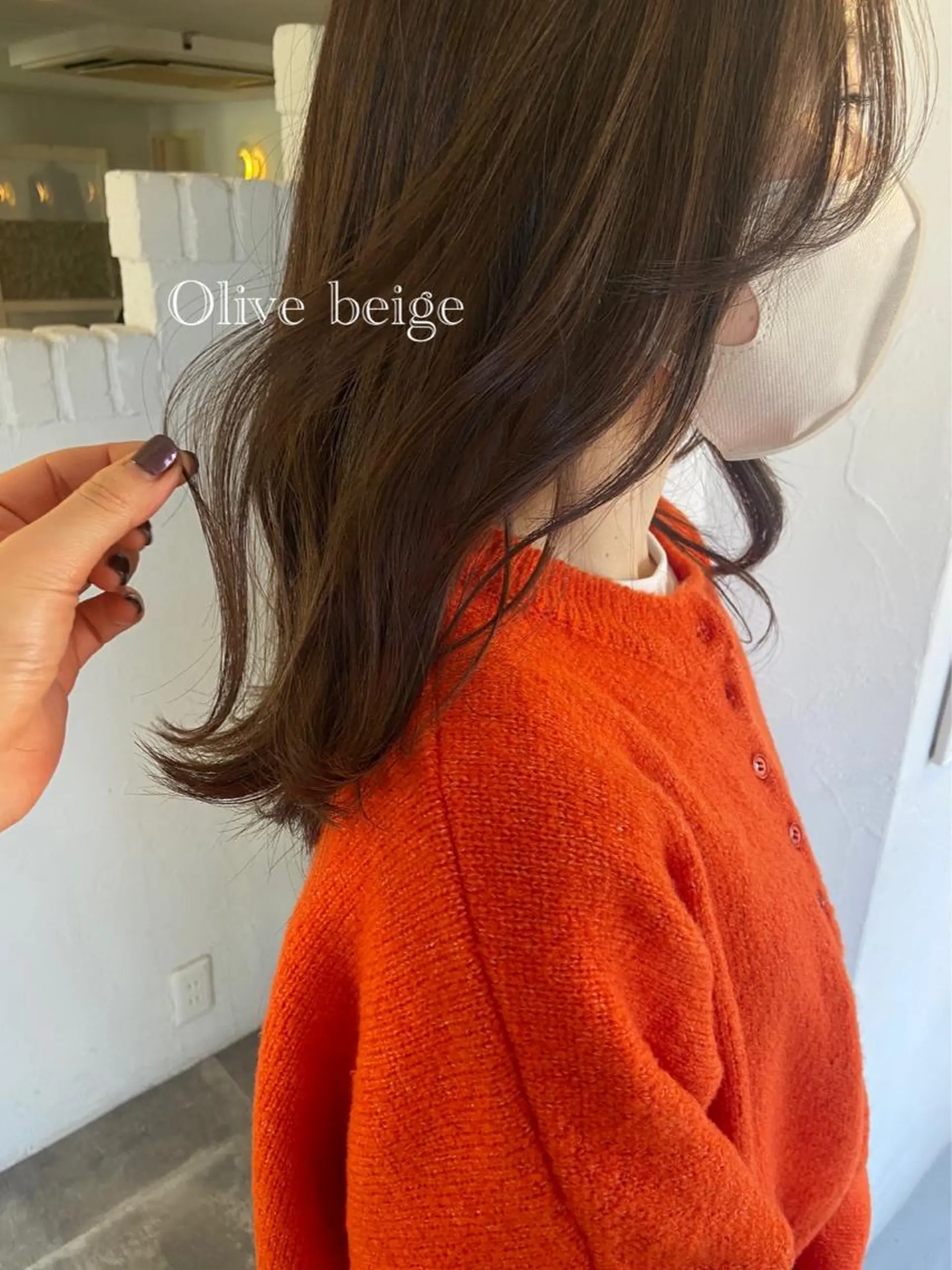 ミディアム カラー ベージュカラー ブリーチ 透明感カラー ダブルカラー グレージュ SALOWIN恵比寿所属・ヘッドスパで脳を 整える✨chacoのヘアスタイル