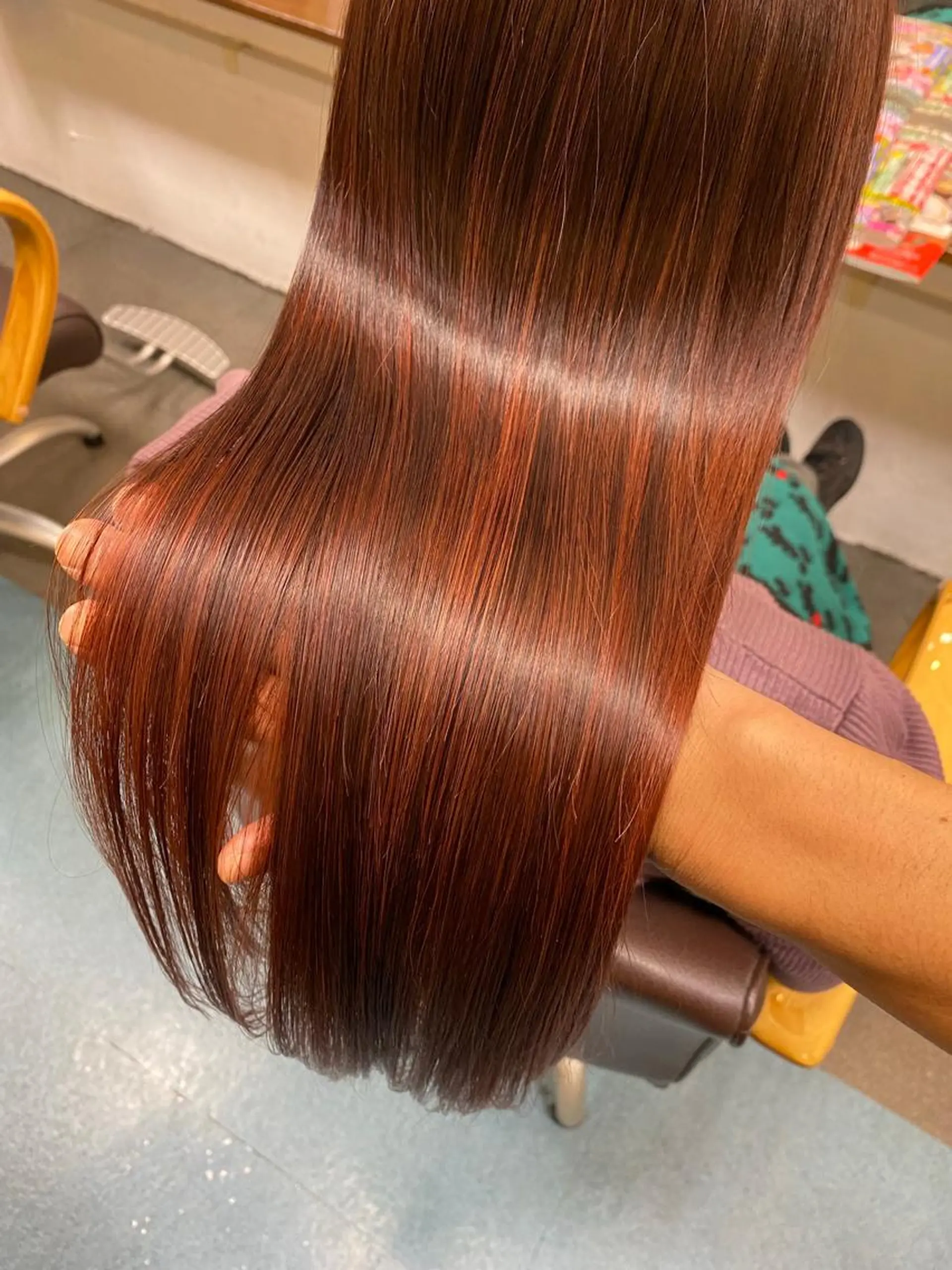 ロング カラー 髪質改善 トリートメント カット ヘアカラー トリートメント 【髪質改善】に特化 オリーブオイルクラブのヘアスタイル