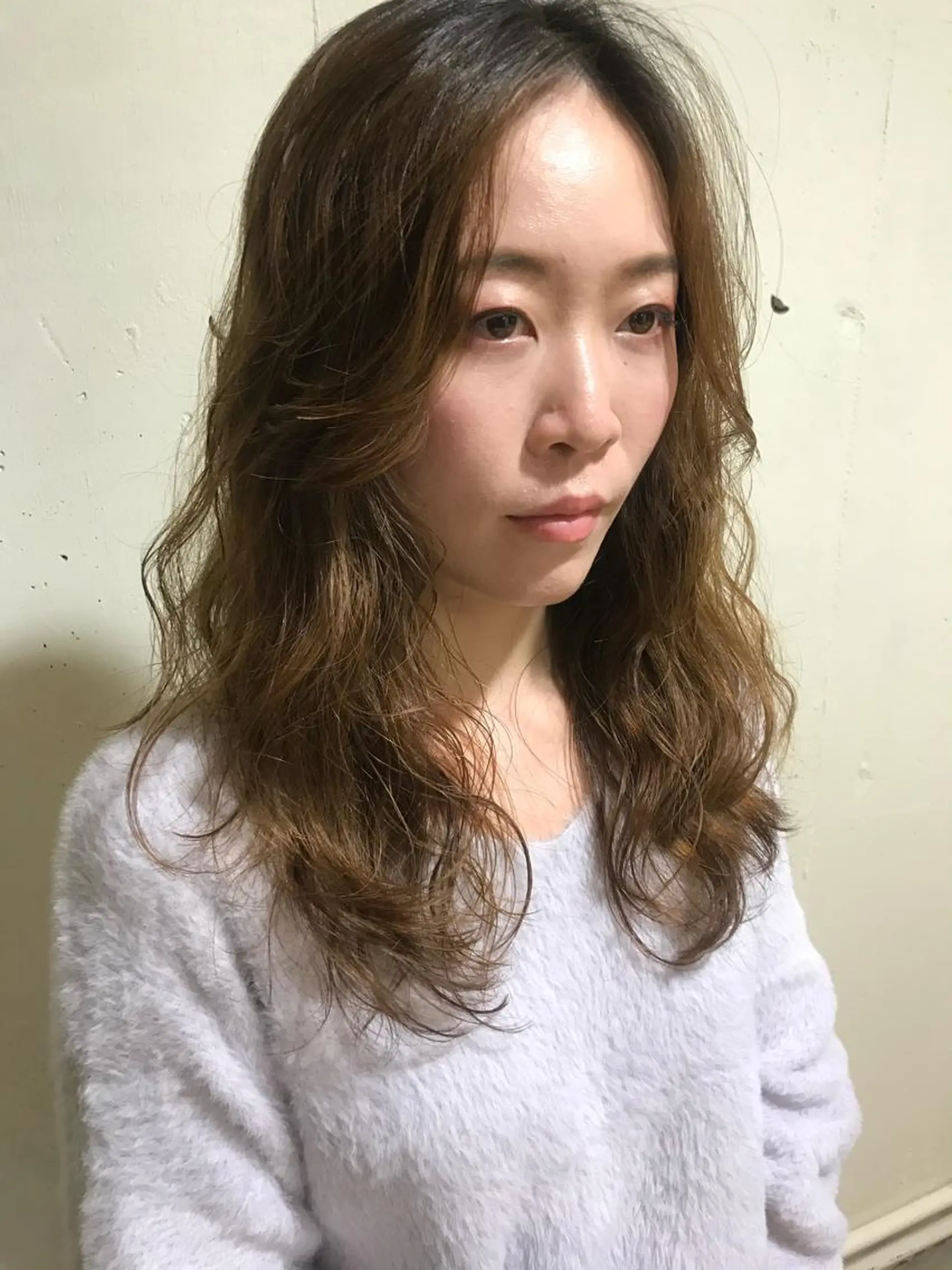 ロング パーマ パーマ美容師 hanaのヘアスタイル