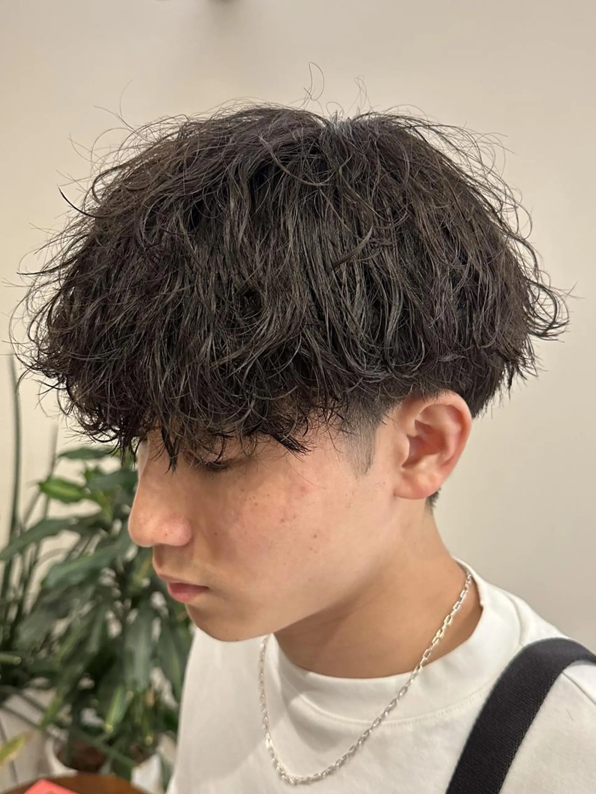 パーマ メンズ カット パーマ トリートメント RITZ 小平颯真のヘアスタイル