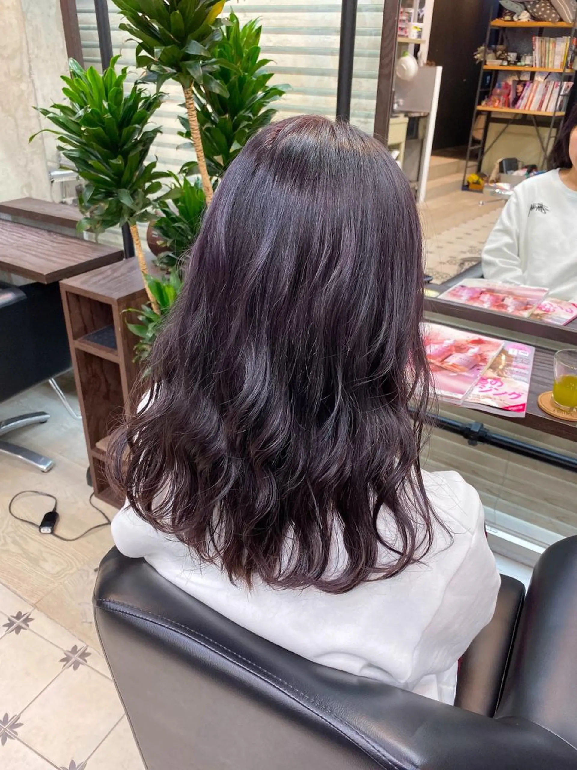 ロング カラー アッシュ バイオレットカラー バイオレットアッシュ 韓国ヘア☁️ mitsukiのヘアスタイル