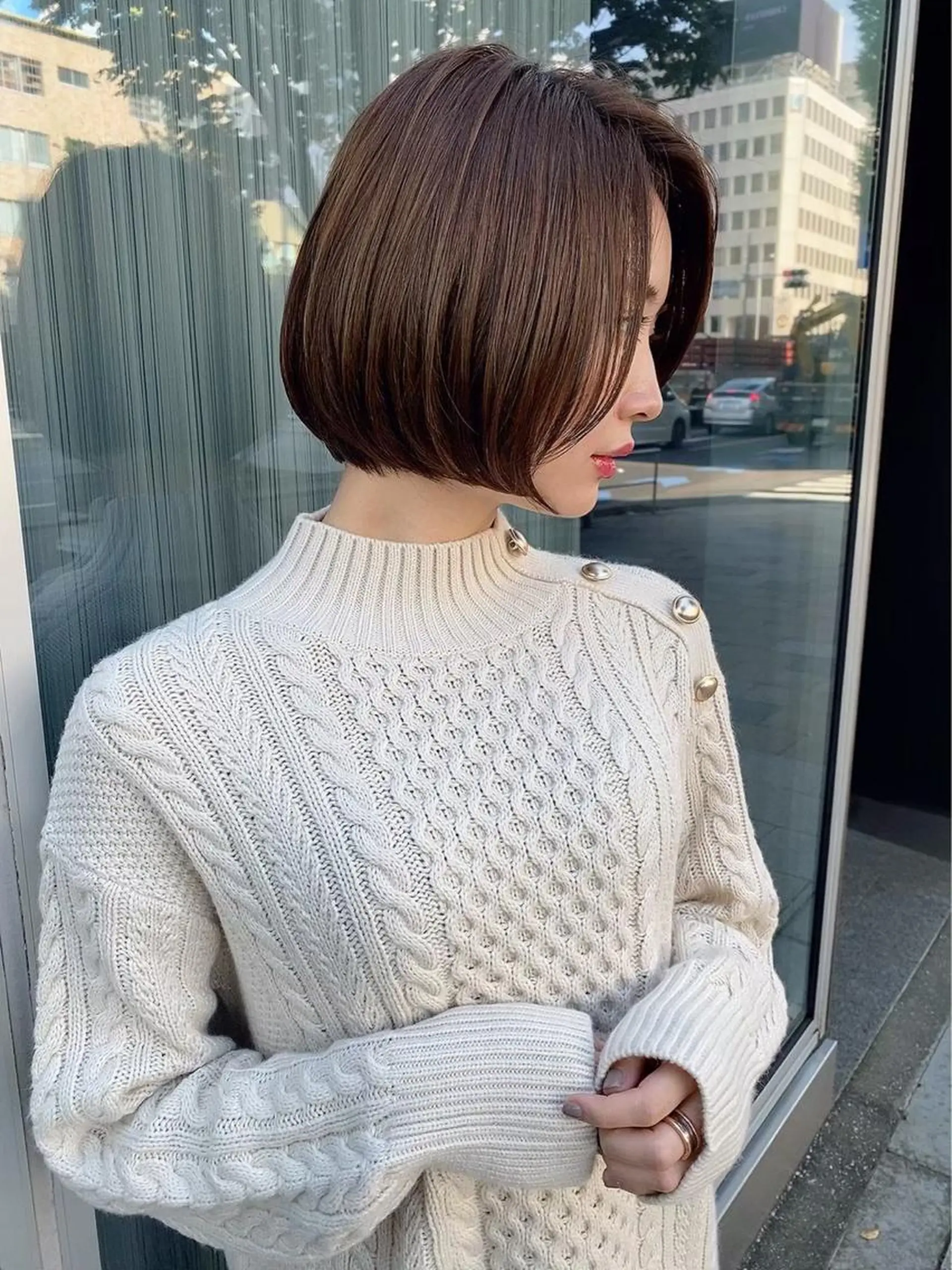 ショート カット 縮毛矯正 トリートメント ✨髪質改善特化✨副 店長椎葉信乃介のヘアスタイル