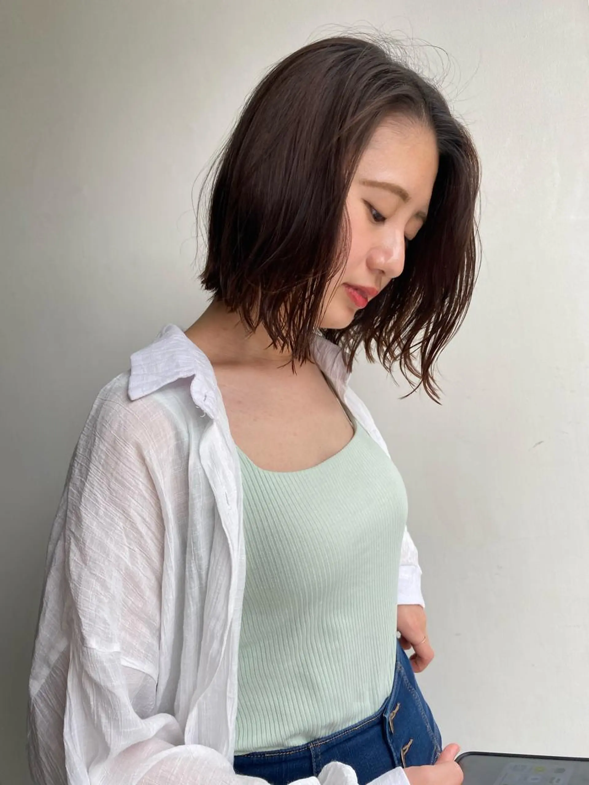 ミディアム カット 🍃YURI 🍃のヘアスタイル