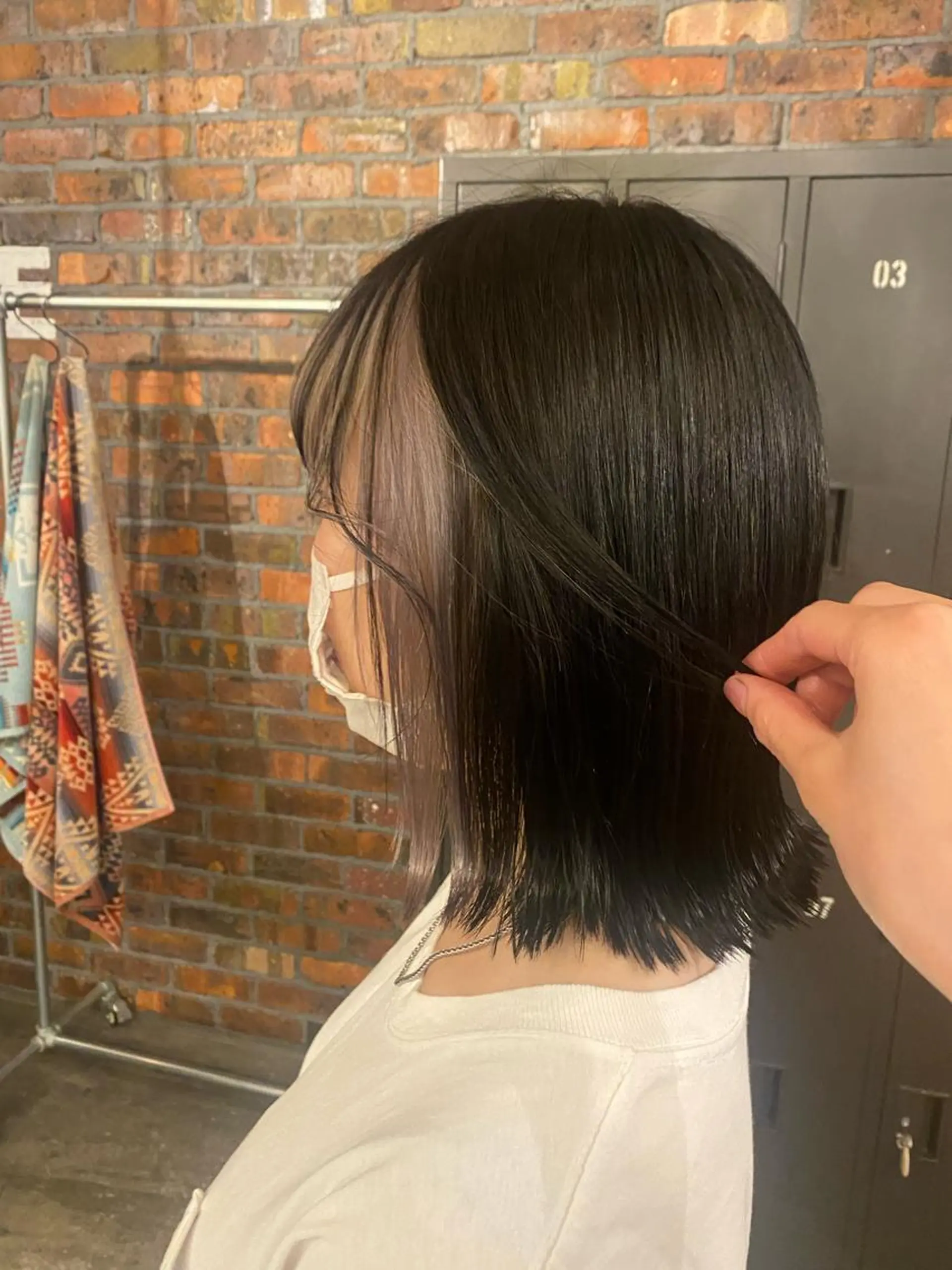 カラー the BRIDGE 加藤みのりのヘアスタイル