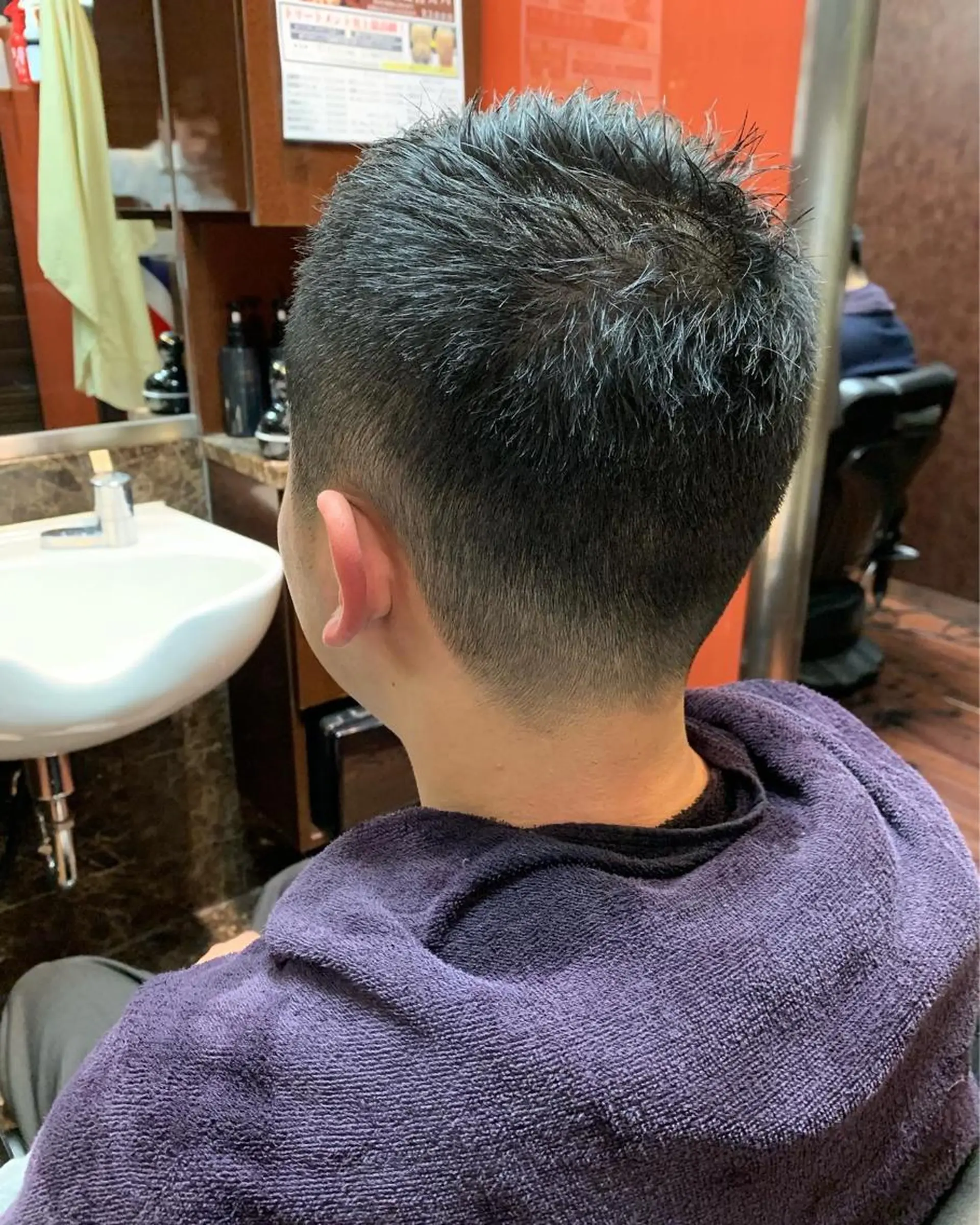 ショート メンズ 羽木 隆徒のヘアスタイル