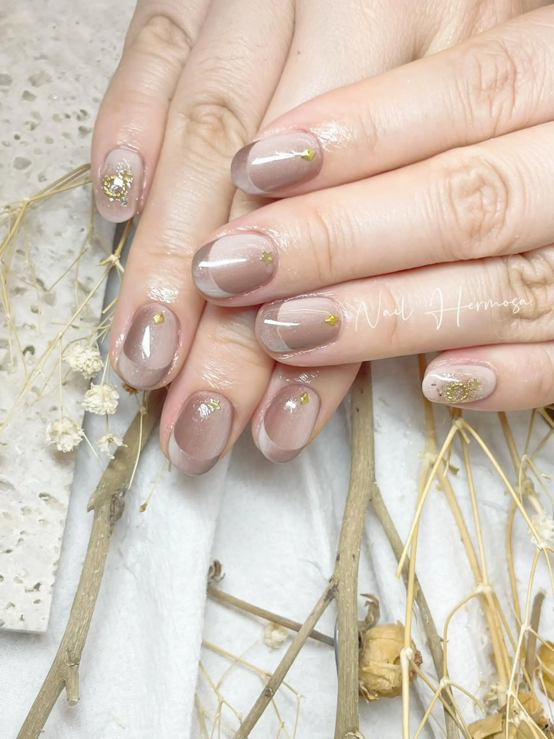 ネイル 桜ネイル 長さ出し フラッシュネイル フラワーネイル フットネイル ハンドネイル ネイル エルモサのネイルデザイン