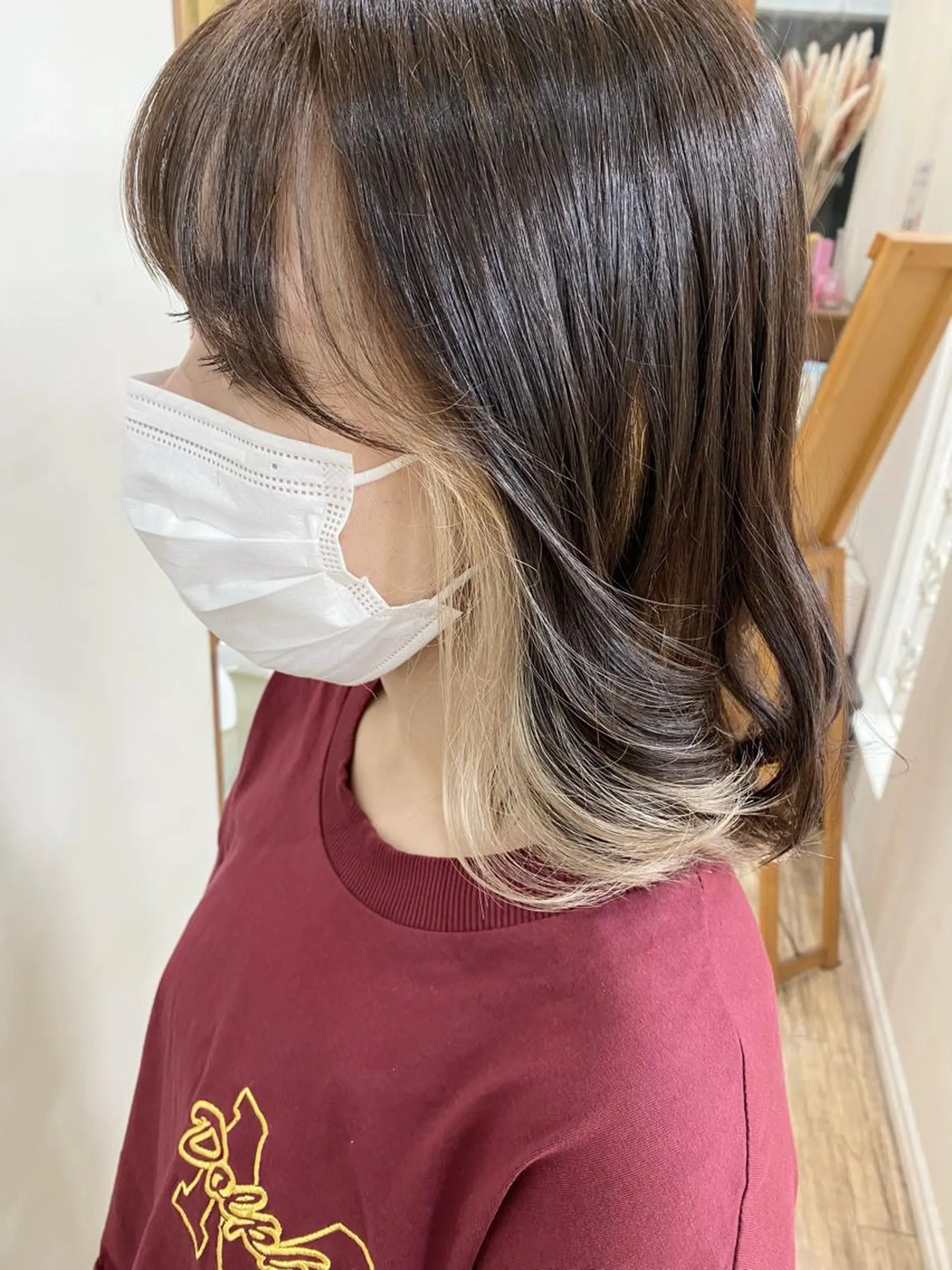 カラー SALOWIN栄 高須大貴のヘアスタイル