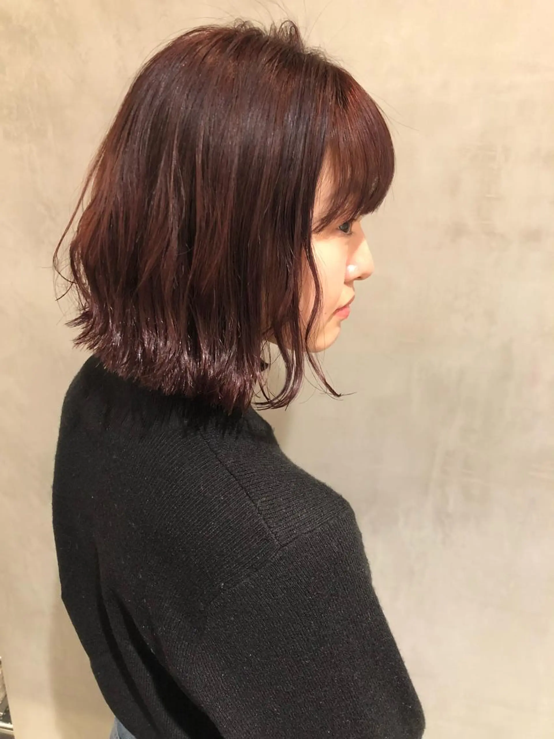 ショート カラー 外ハネヘア カット ヘアカラー トリートメント 大西 直人のヘアスタイル