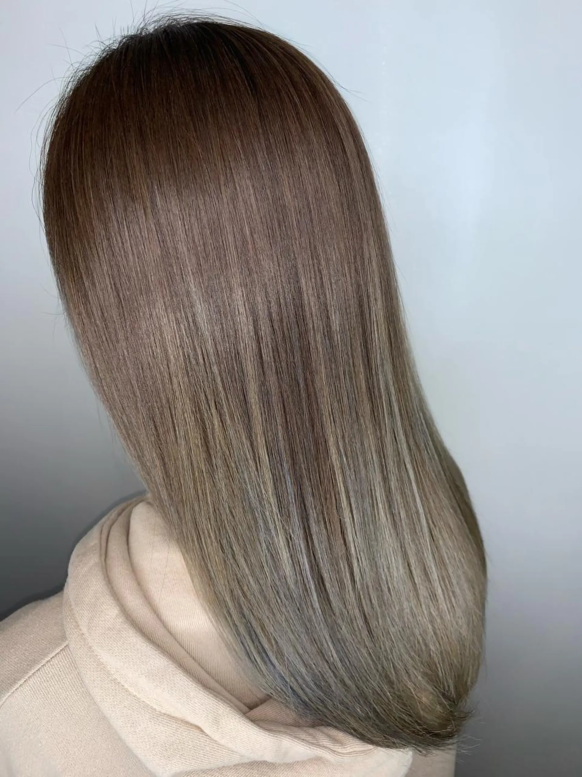 セミロング カラー 縮毛矯正 カット 縮毛矯正 FLAGS YAMATOのヘアスタイル