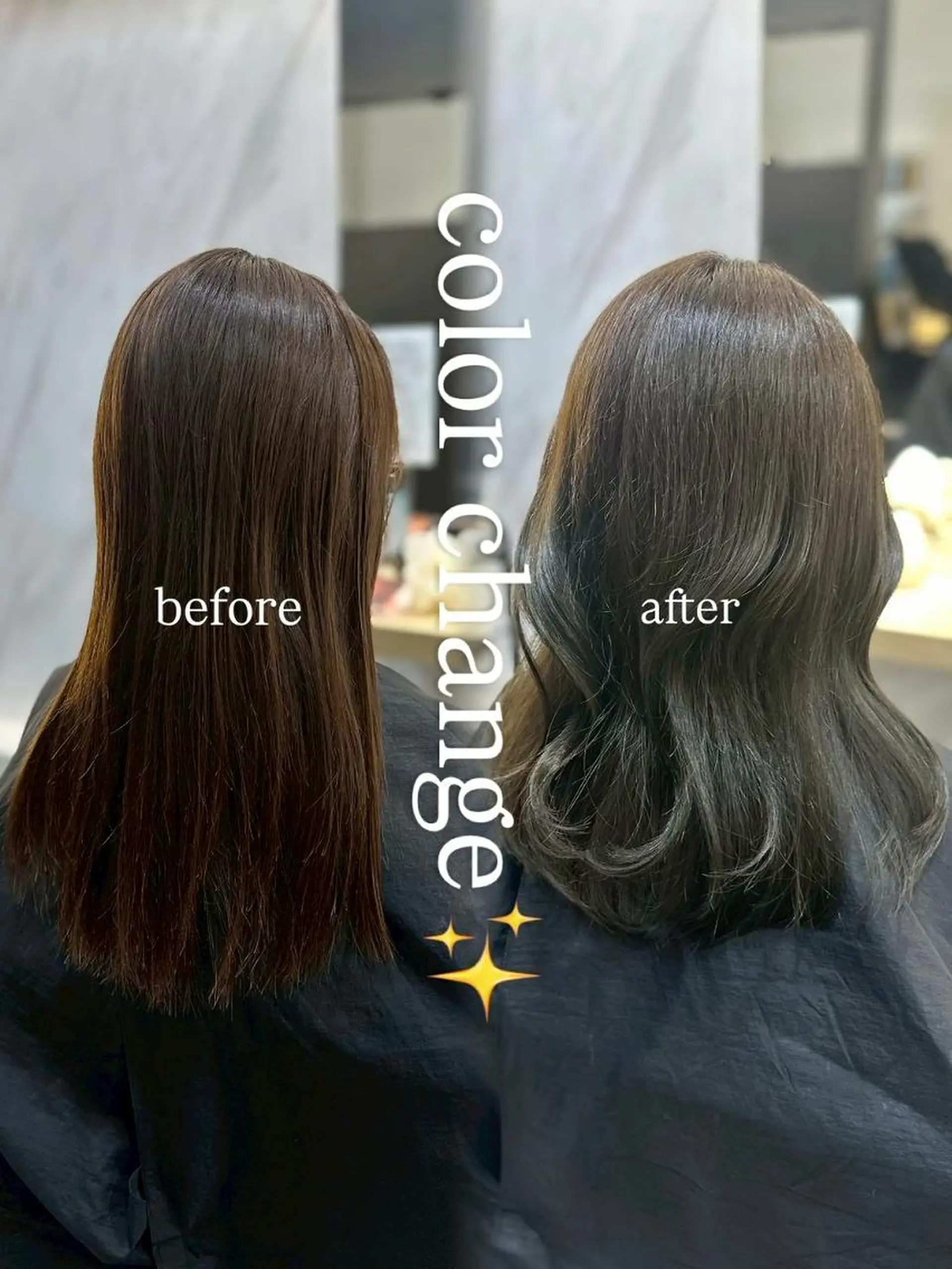 ミディアム カラー L.E.M 仙台のヘアスタイル