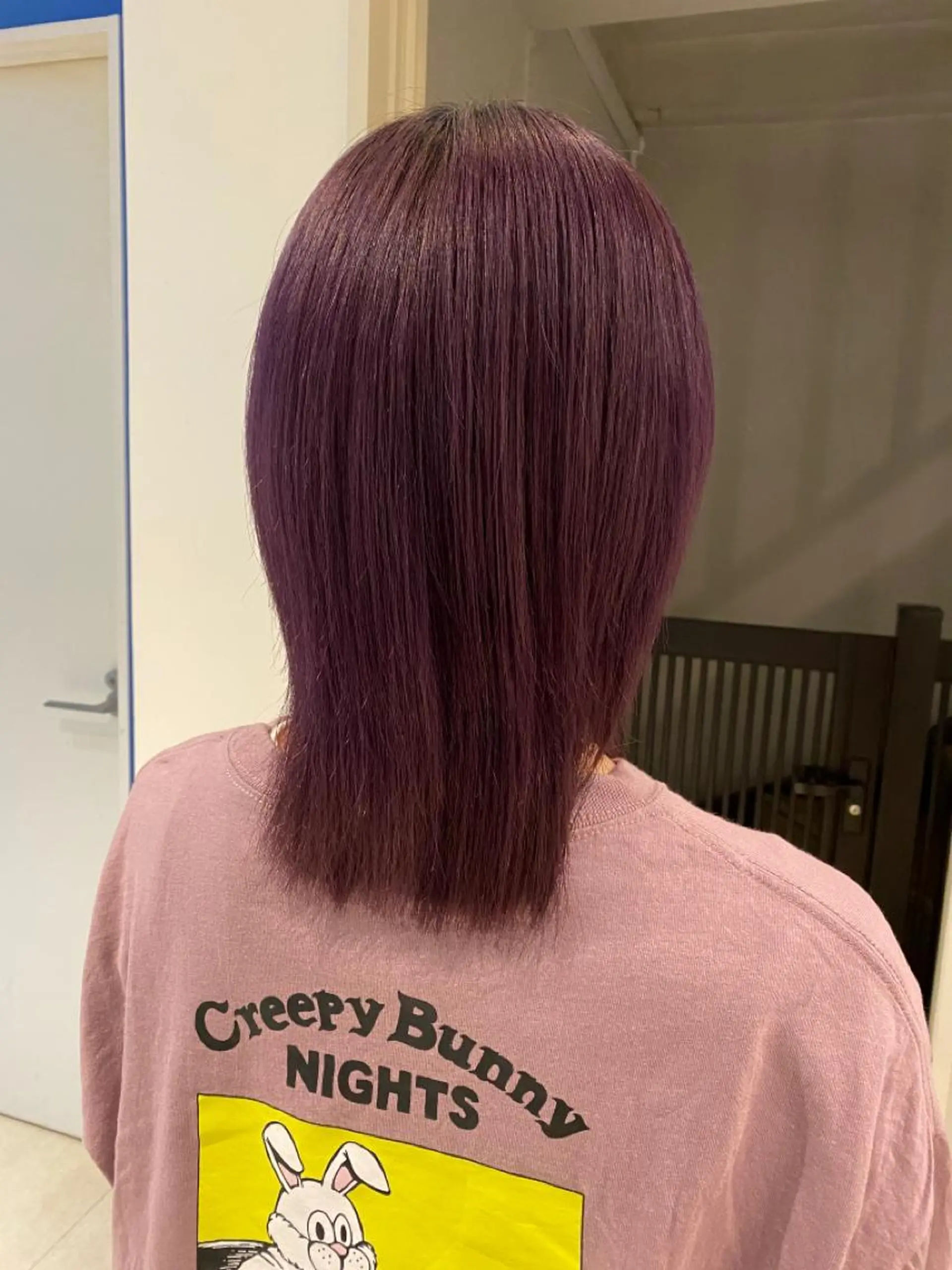 セミロング カラー 🌈評価No.1🌈 艶髪カラー❌エクステのヘアスタイル