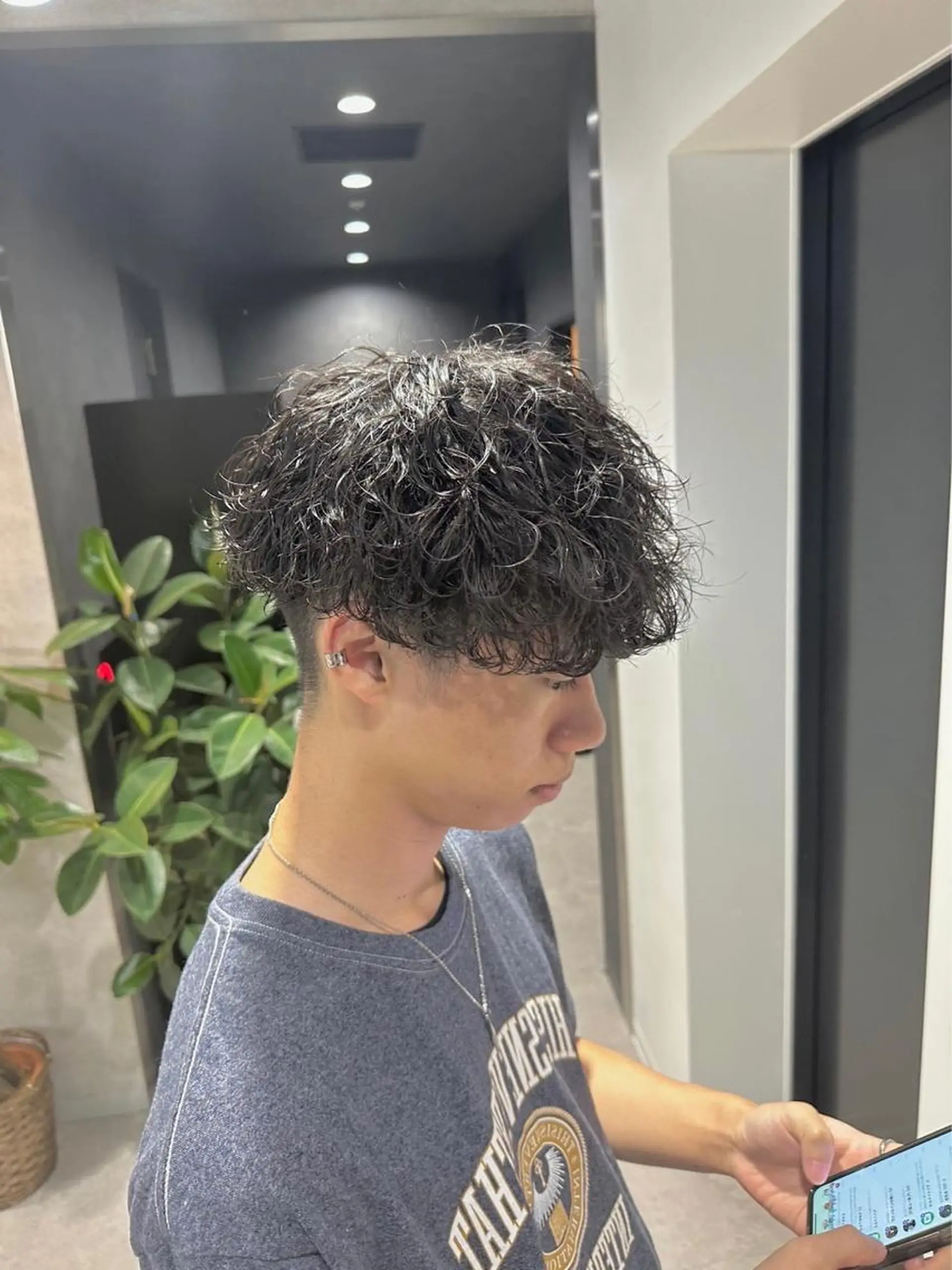パーマ メンズ カット パーマ トリートメント ヘッドスパ ヘアセット イケメン製造機 🔥上原沙羅🔥のヘアスタイル