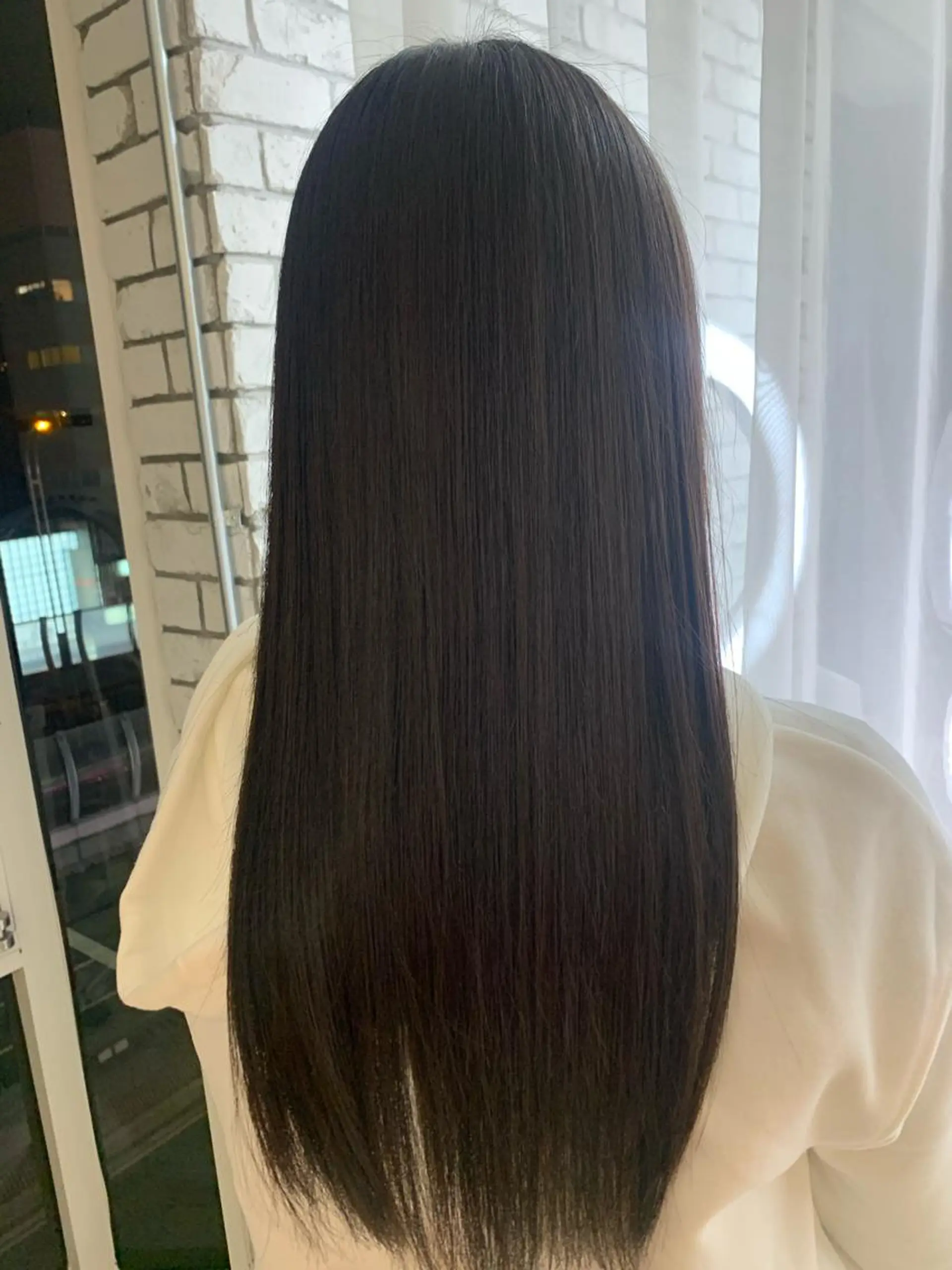 ロング トリートメント u n aのヘアスタイル