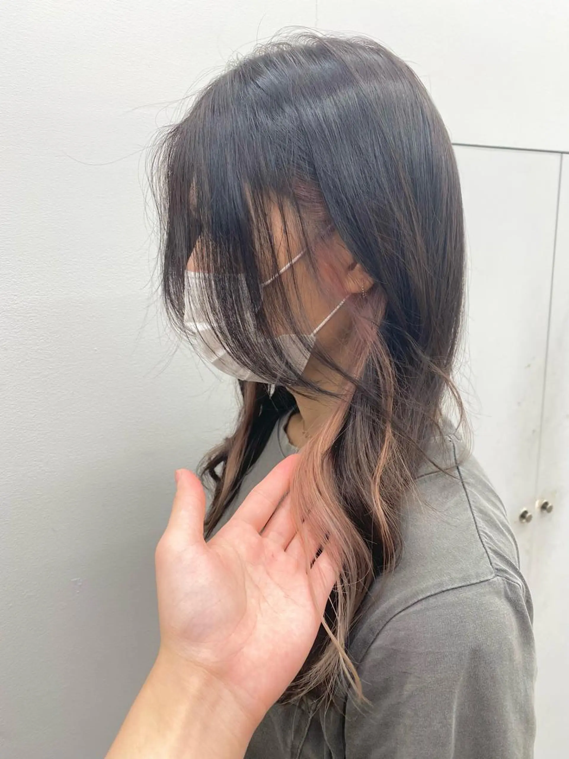 セミロング カラー ヘアアレンジ レイヤーカット/ 髪質改善/羽柴りくのヘアスタイル