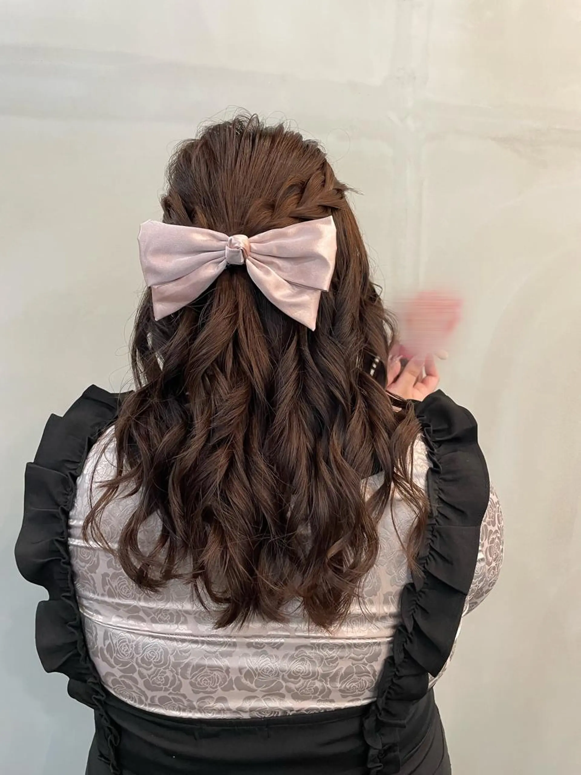 ロング ヘアアレンジ ハーフアップ ヘアセット ALLEN hair /まなのヘアスタイル