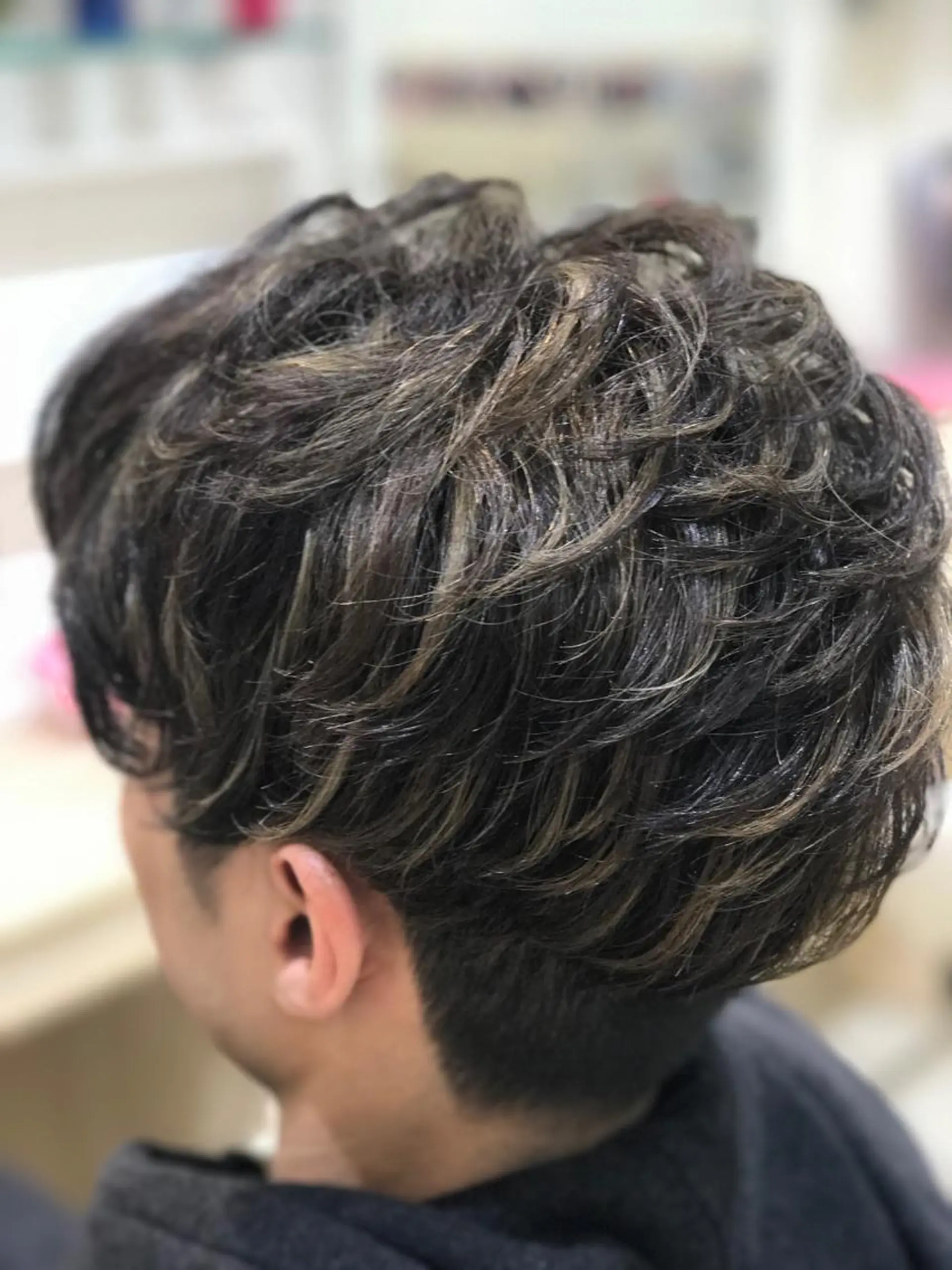 ショート カラー メンズ 髪質改善/茅ヶ崎 マツモト リョウのヘアスタイル