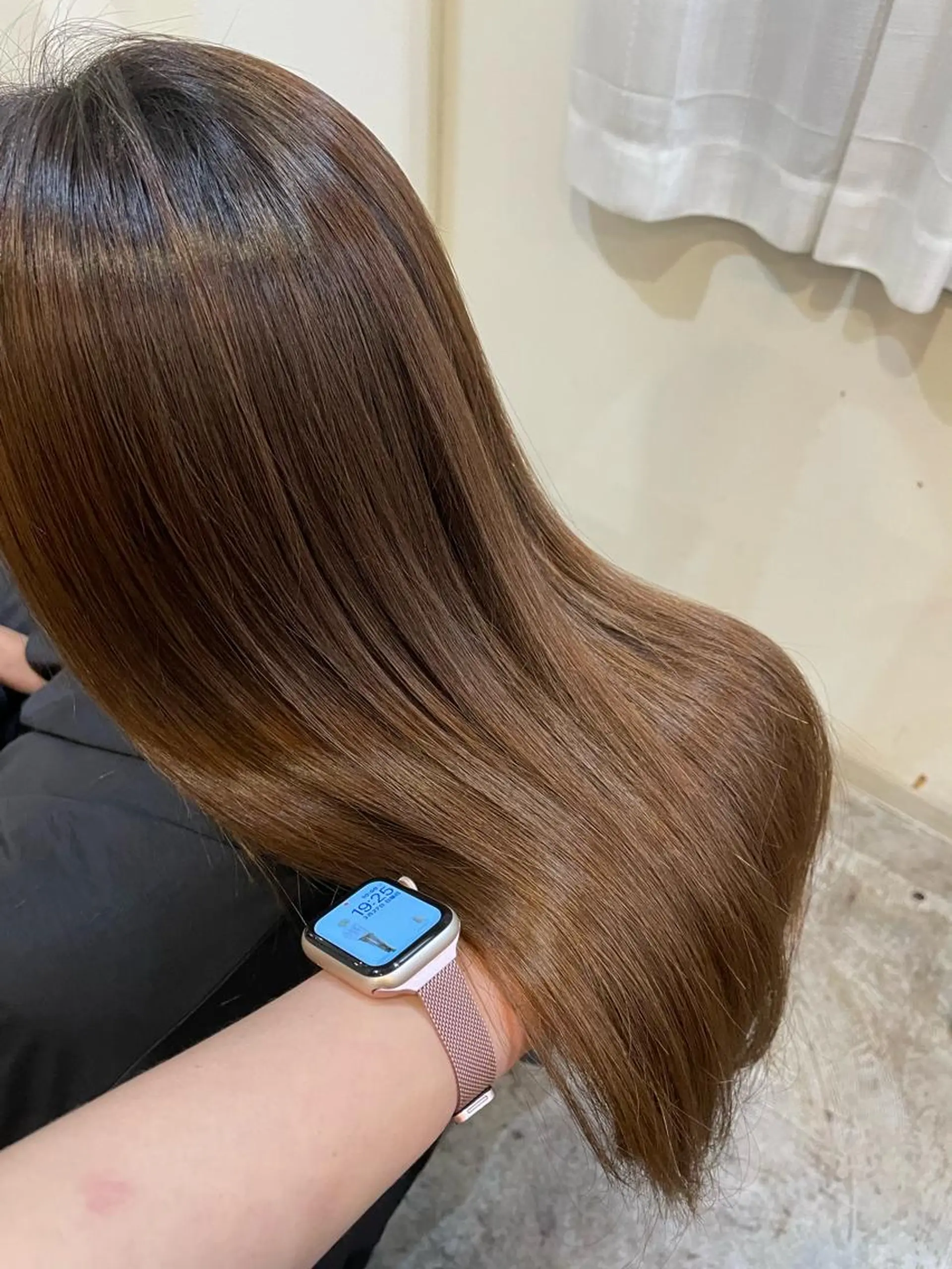 セミロング 縮毛矯正 カット 縮毛矯正 髪質改善/縮毛矯正 /青山　早希🐾のヘアスタイル