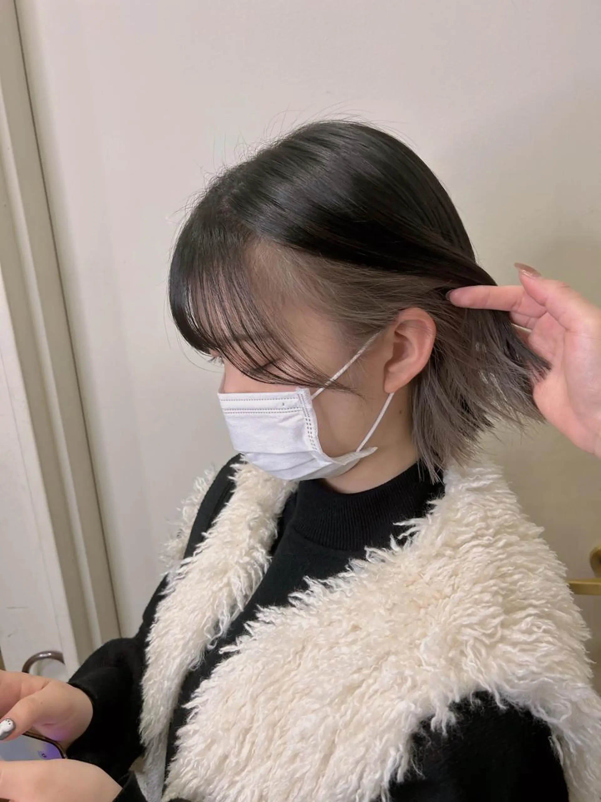 ミディアム ヘアカラー NANAMI/透明感 カラー/グレージュのヘアスタイル