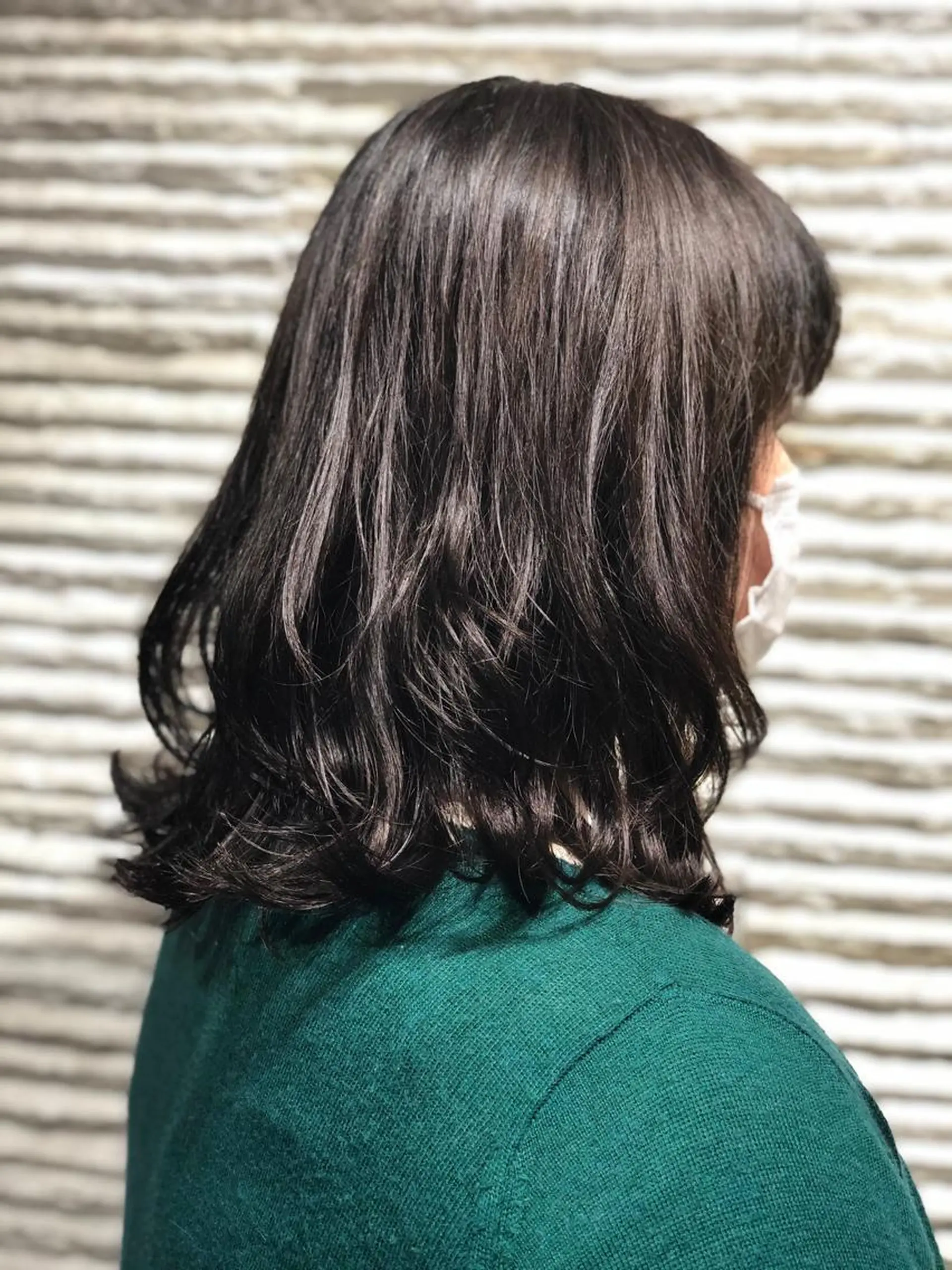 ミディアム カラー グレージュ レイヤーカット 外ハネヘア カット ヘアカラー メンズ特化☝️添田 好恵のヘアスタイル