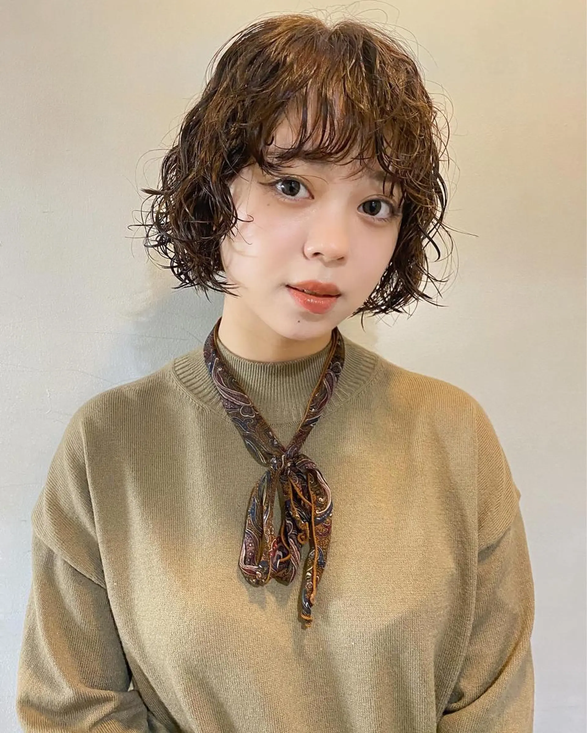 ショート パーマ カット ヘアカラー パーマ レイヤー/パーマ /ウルフ/nabeのヘアスタイル