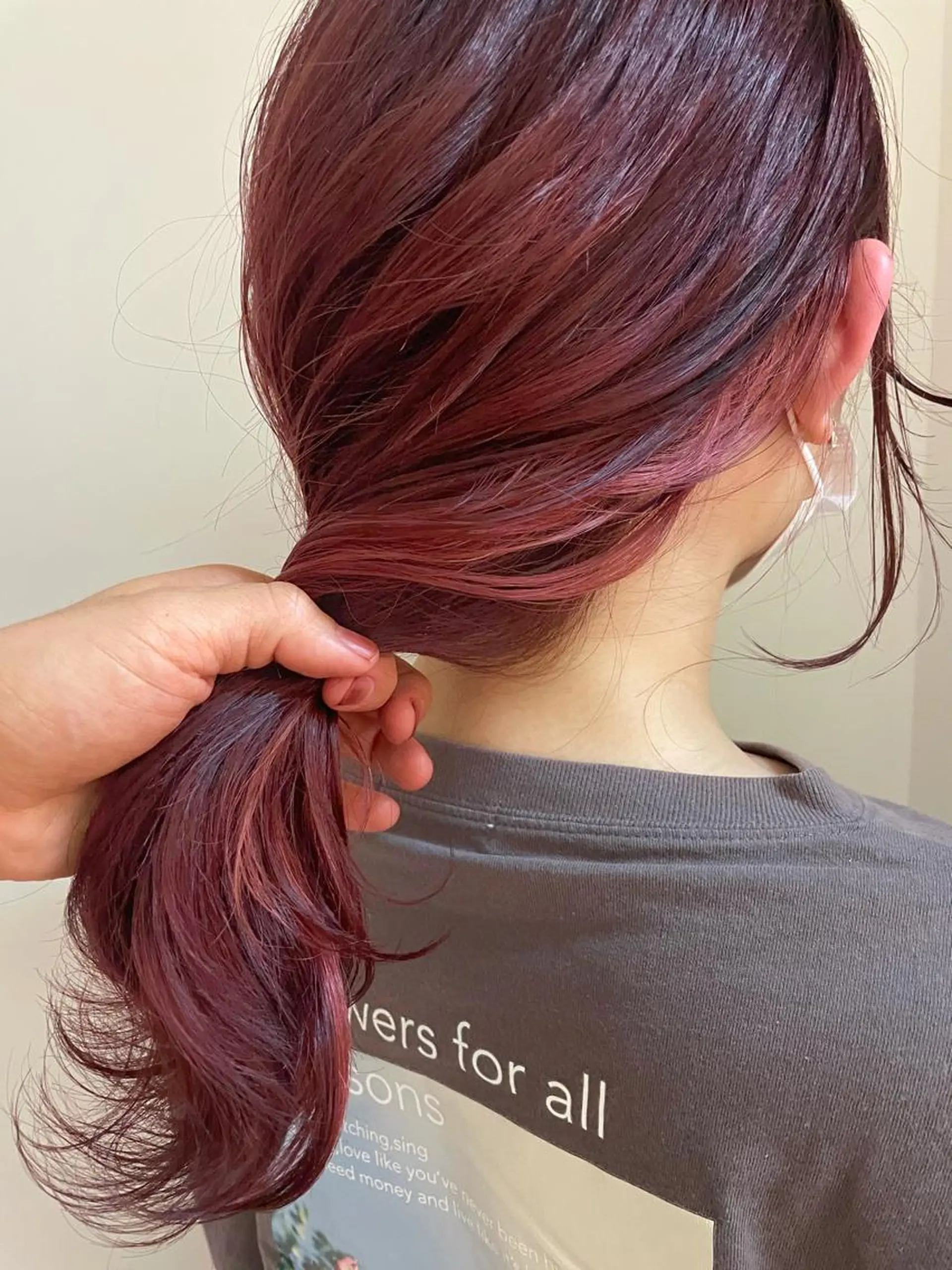 セミロング カラー アッシュ ハイライトカラー ハイトーンカラー イルミナカラー インナーカラー 江上拓郎/ショート /酸性ストレートのヘアスタイル