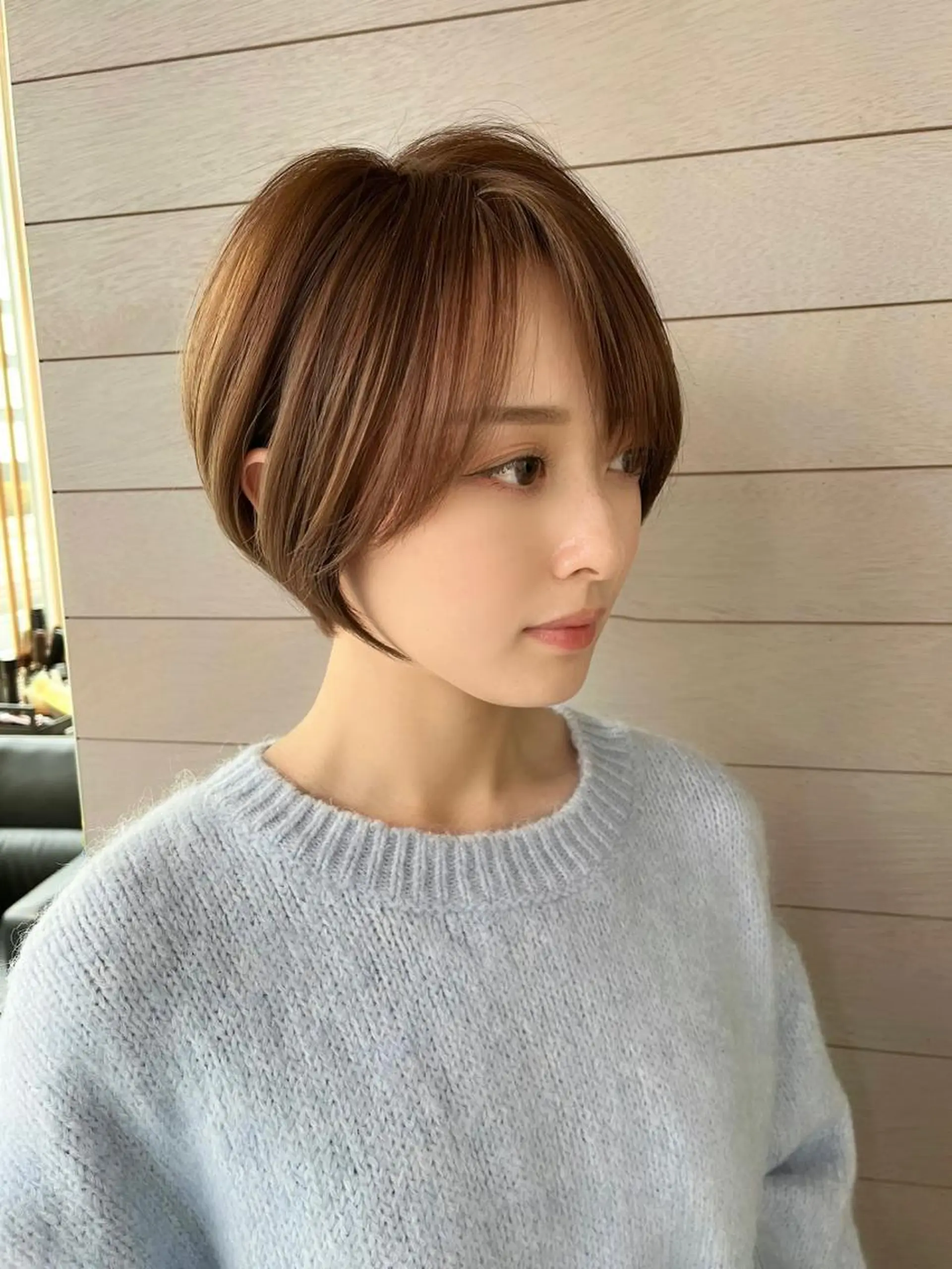 ショート ショート白髪染め無料 ／河瀬謙介のヘアスタイル