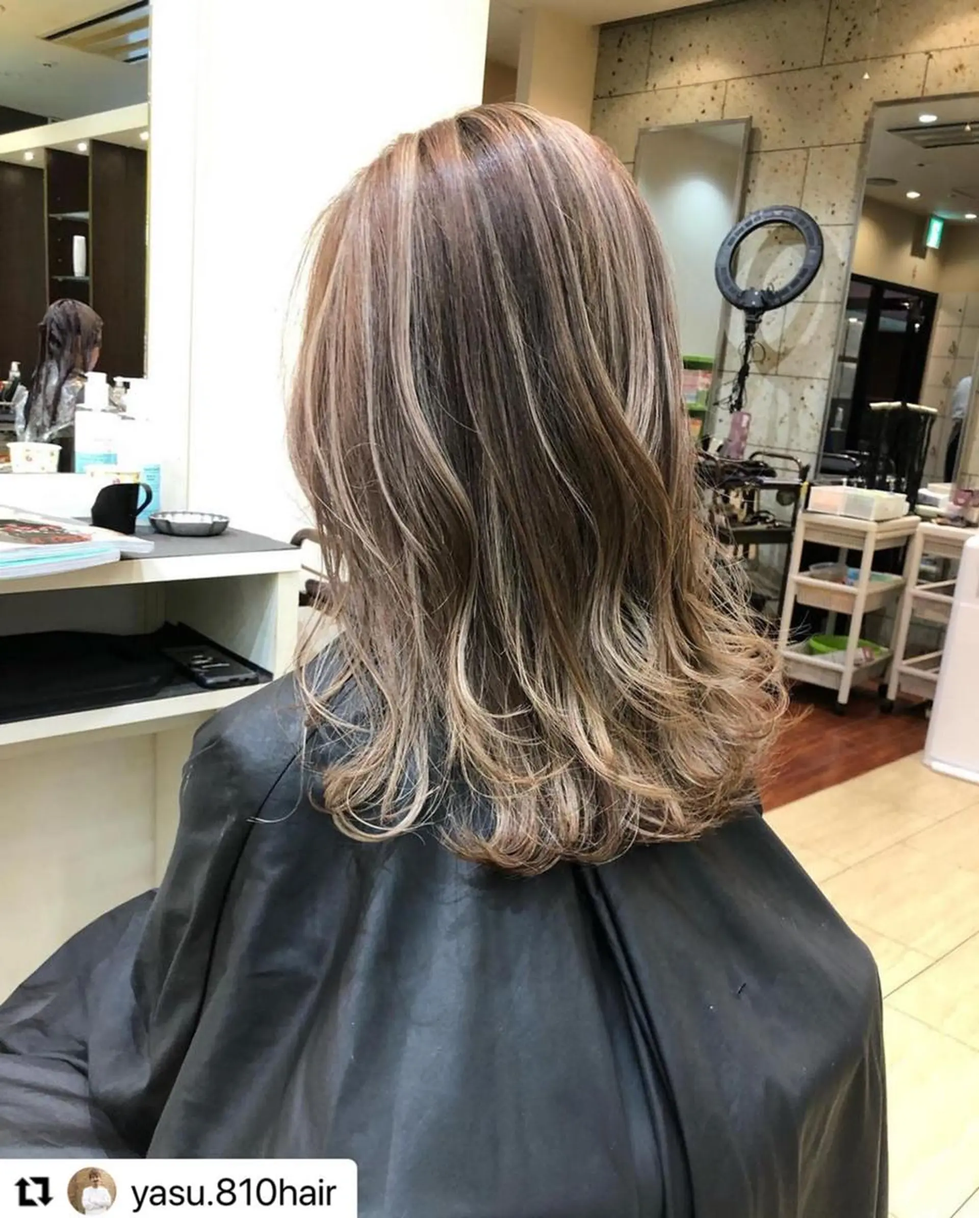 ミディアム カラー メンズ メンズバレイヤージュ メンズブリーチ メンズハイライト メンズハイトーン メンズインナーカラー 🩷Eny terrace🩷のヘアスタイル