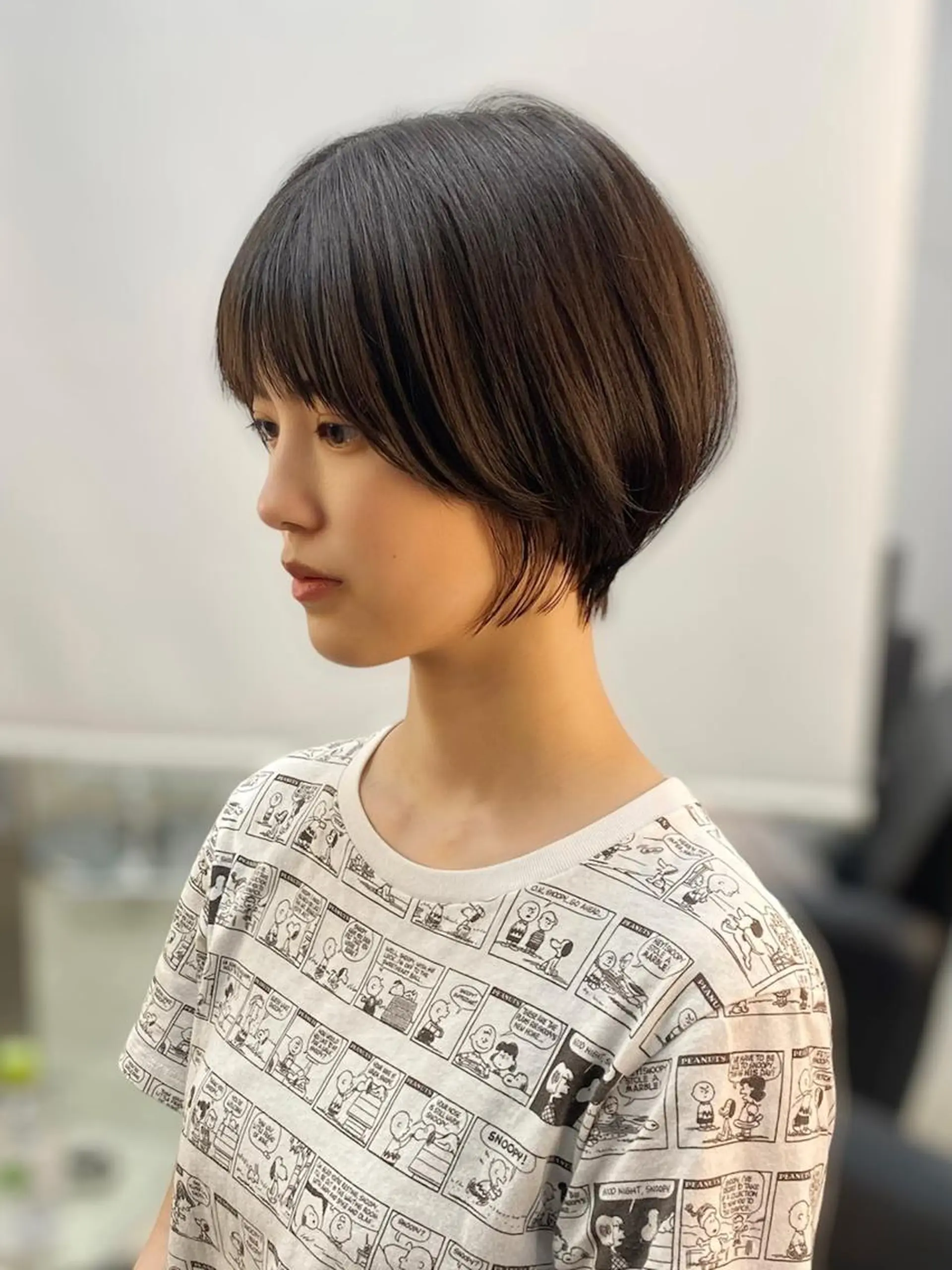 ショート カラー ネイル マツエク・マツパ アイブロウ カット ヘアカラー ハイライト、レイヤー カット/西梅田/中西のヘアスタイル