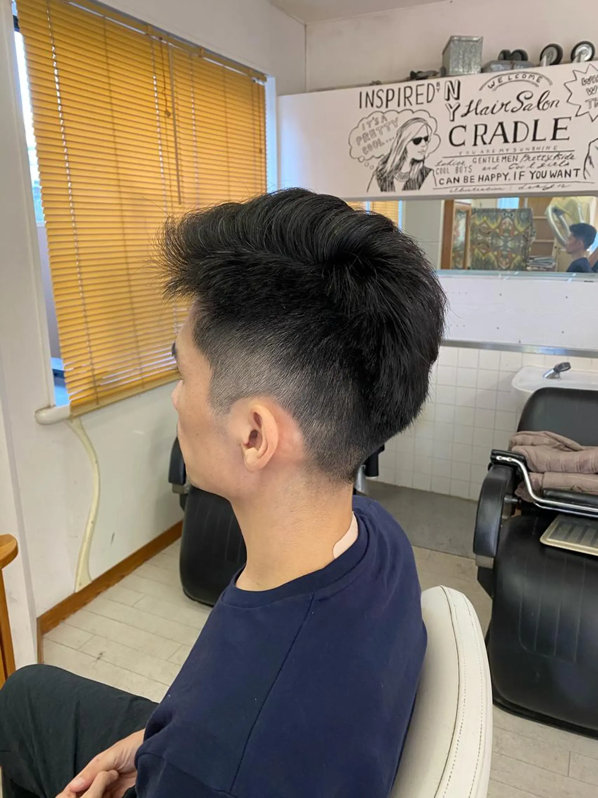 ショート パーマ メンズ フリーランス Ryu-nosukeのヘアスタイル