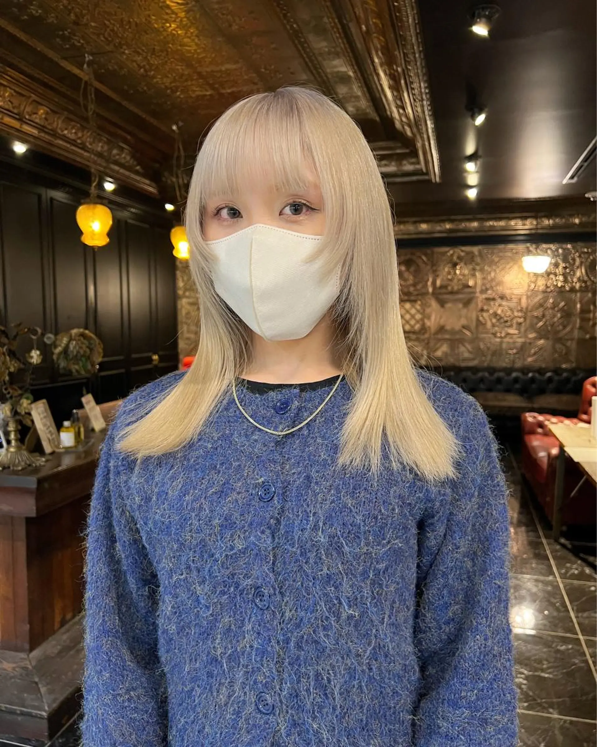 セミロング カラー カット ヘアカラー haco＋所属・圧倒的デザイン力 店長🎨RENAのヘアスタイル