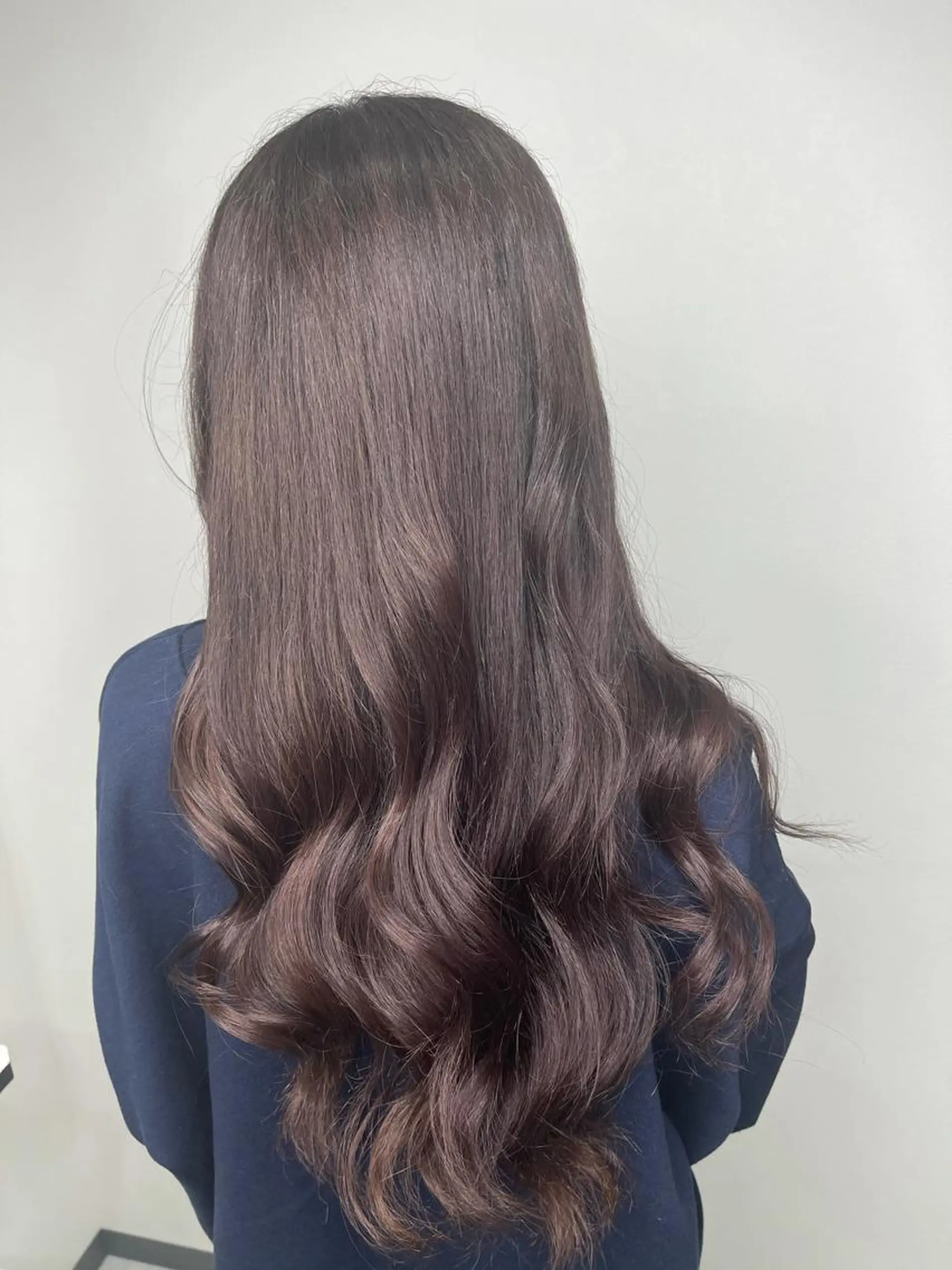 ロング カラー カット ヘアカラー トリートメント &chaLme   心斎橋所属・emi/髪質改善/ 韓国風/艶カラーのヘアスタイル