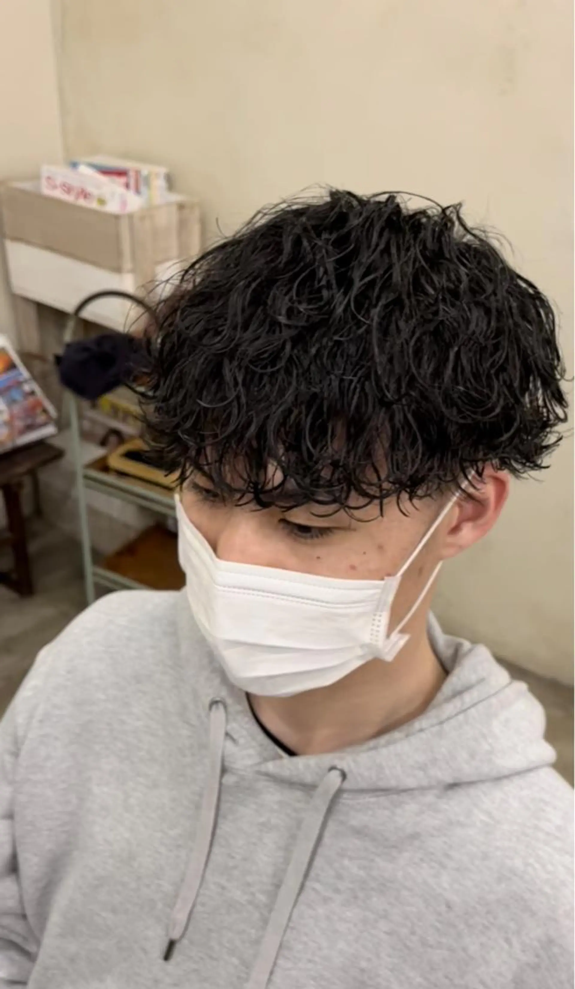 ショート パーマ メンズ Utata  literie所属・嵯峨 大地／パーマ／ ハード系／特殊系のヘアスタイル