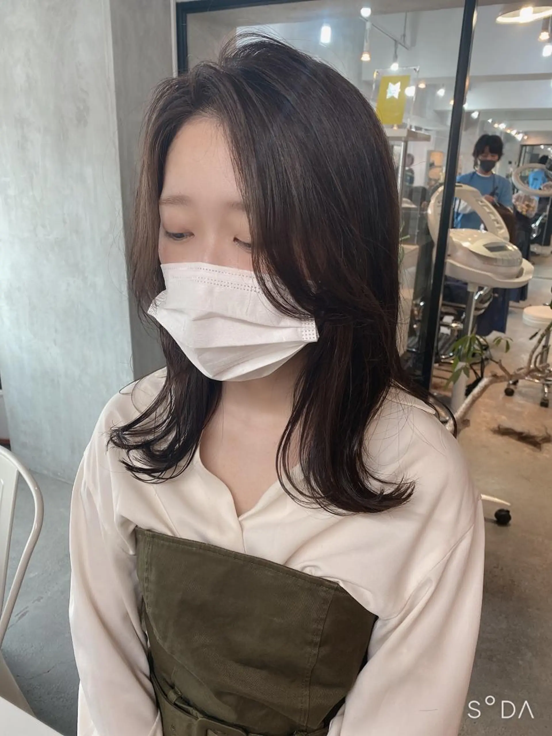 ミディアム カラー ヘアアレンジ stylist/蛯谷 珠里のヘアスタイル