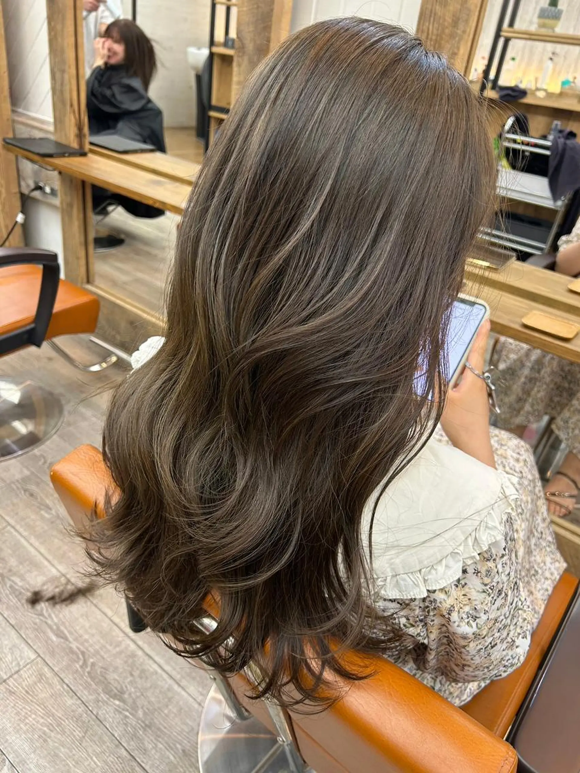 ショート カラー パーマ ヘアアレンジ バレイヤージュ ブリーチ ケアブリーチ ダブルカラー イヤリングカラー 癒しの半個室サロン 🌿ROW町田のヘアスタイル