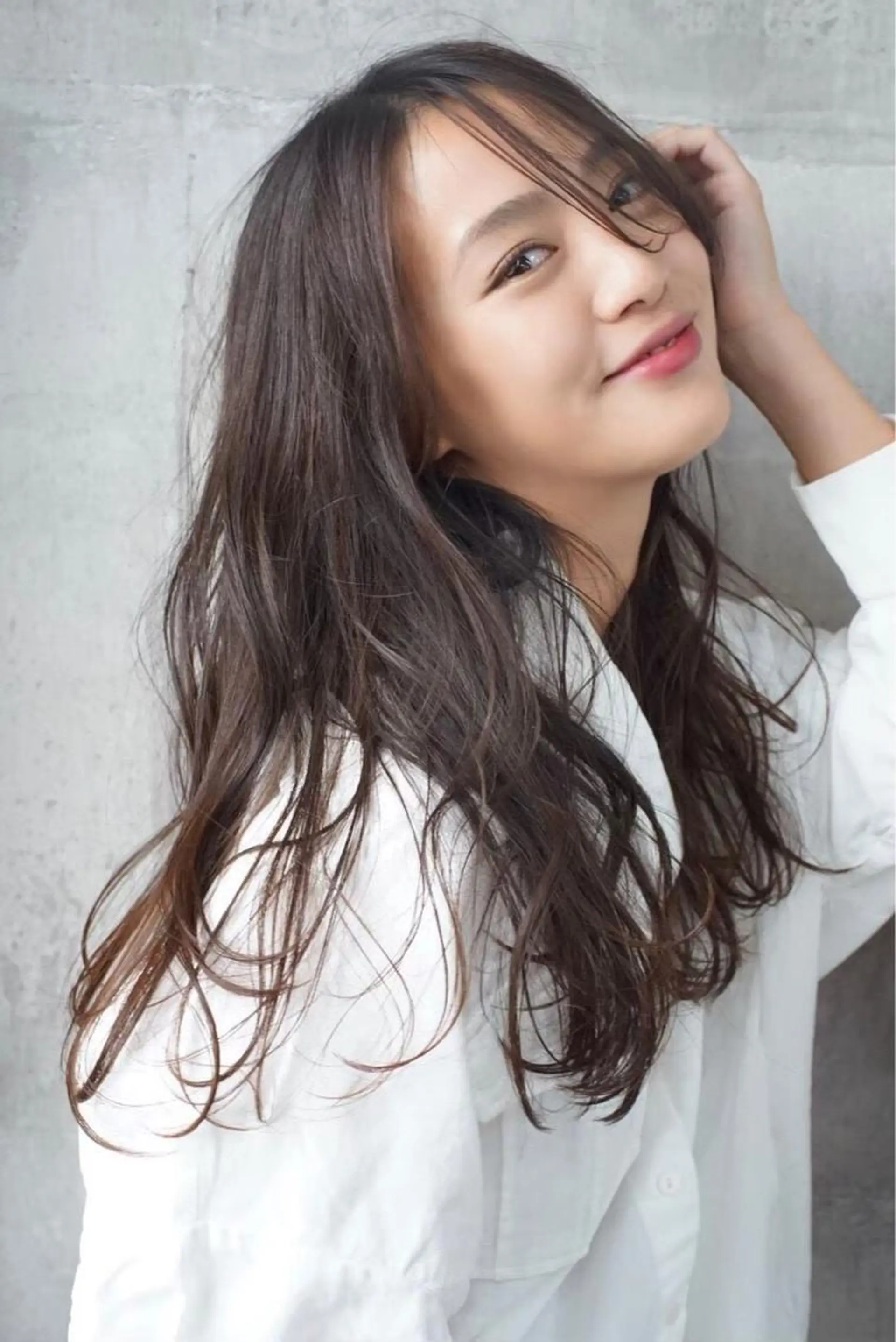 ロング カット ヘアカラー トリートメント Trip 大名🌟 ブリーチなしカラーのヘアスタイル