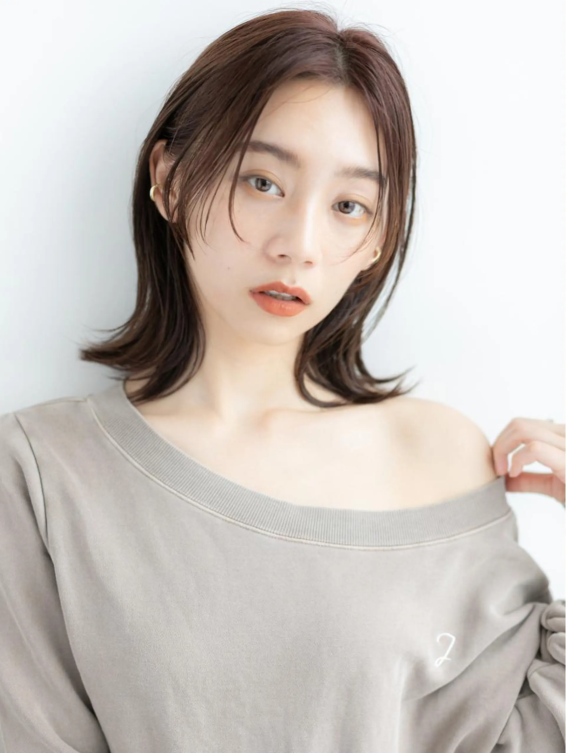 ミディアム カラー ヘアカラー トリートメント POCKET 高崎店🇰🇷のヘアスタイル