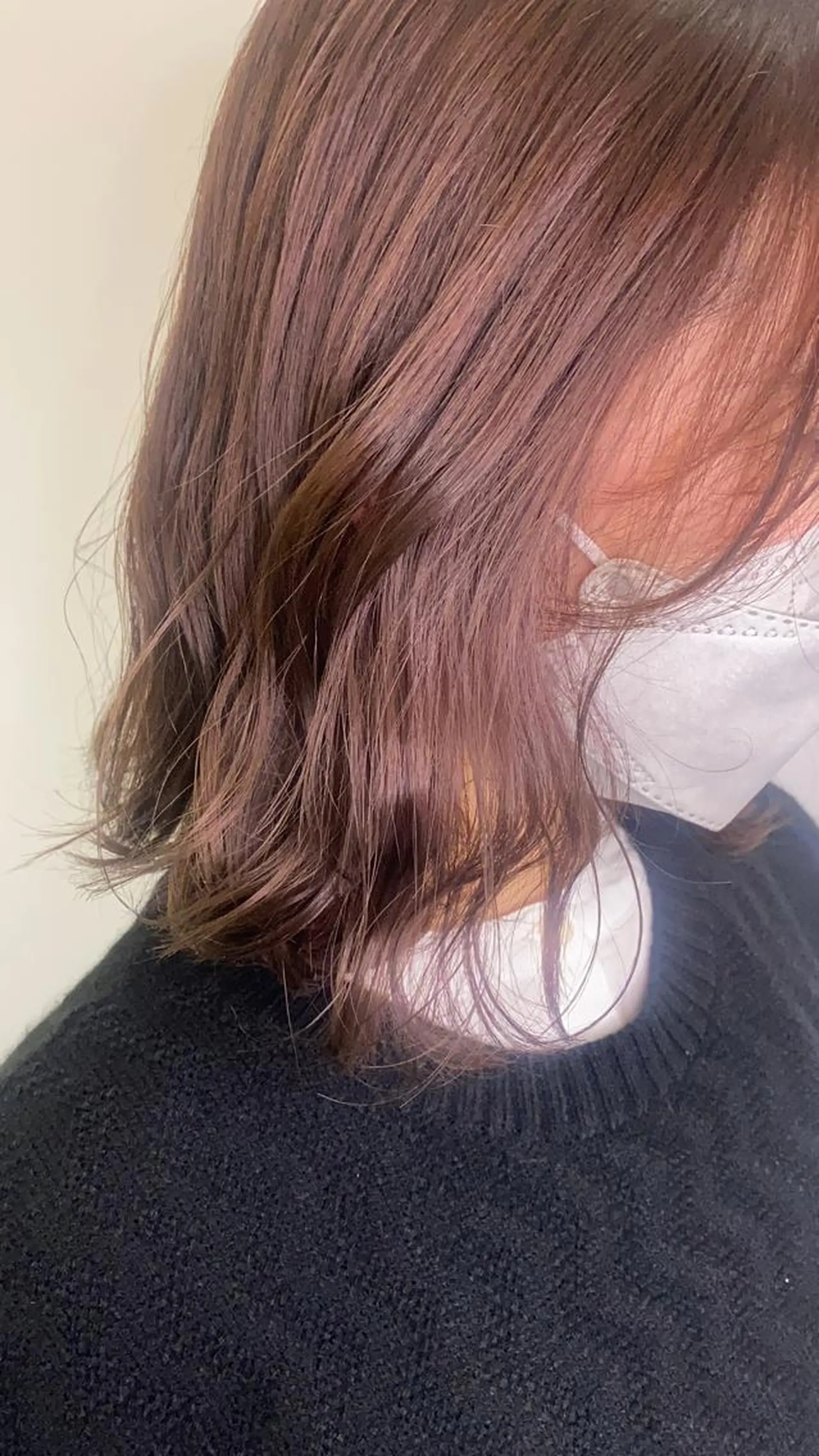 ミディアム カラー ベージュカラー 透明感カラー イルミナカラー ラベンダーカラー ラベンダーベージュ カット ヘアカラー 透明感カラー/ レイヤーkotonoのヘアスタイル