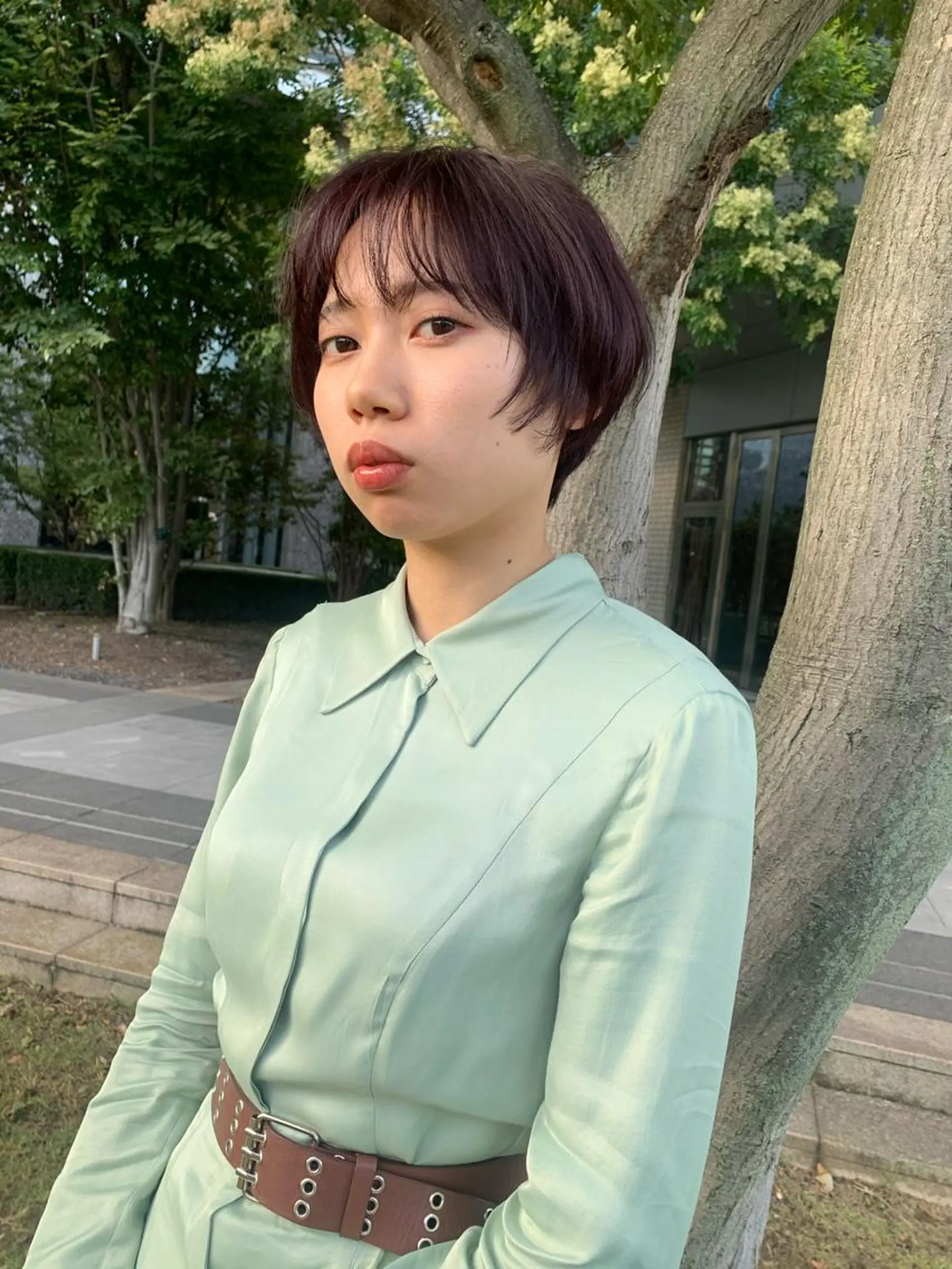 ショート カラー ブリーチ パープルカラー Ammy 池袋所属・韓国ヘア&耳ツボ💎 池袋/himeriのその他イメージ