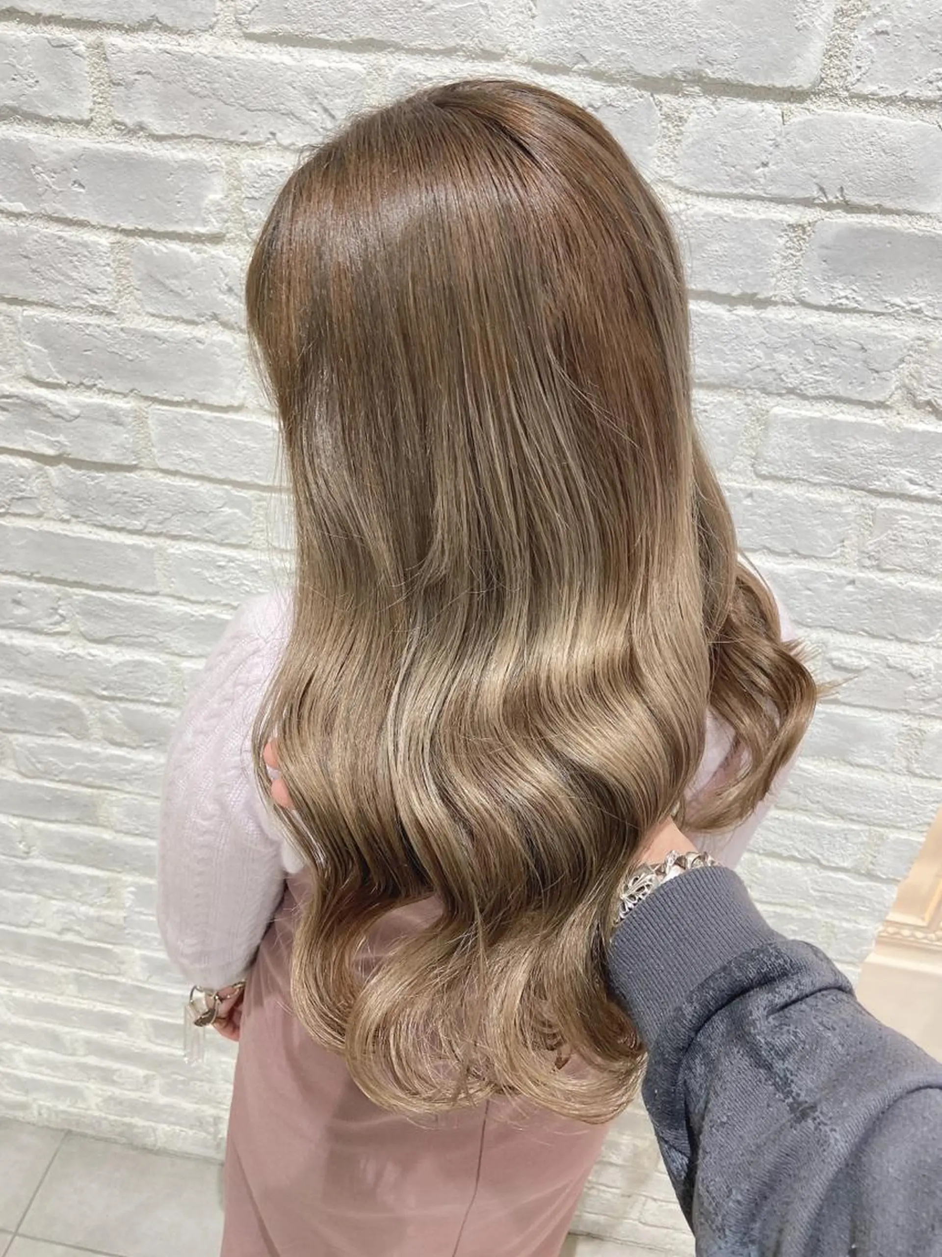 ロング カラー カット ヘアカラー 韓国/色気/レイヤー /avance天王寺のヘアスタイル