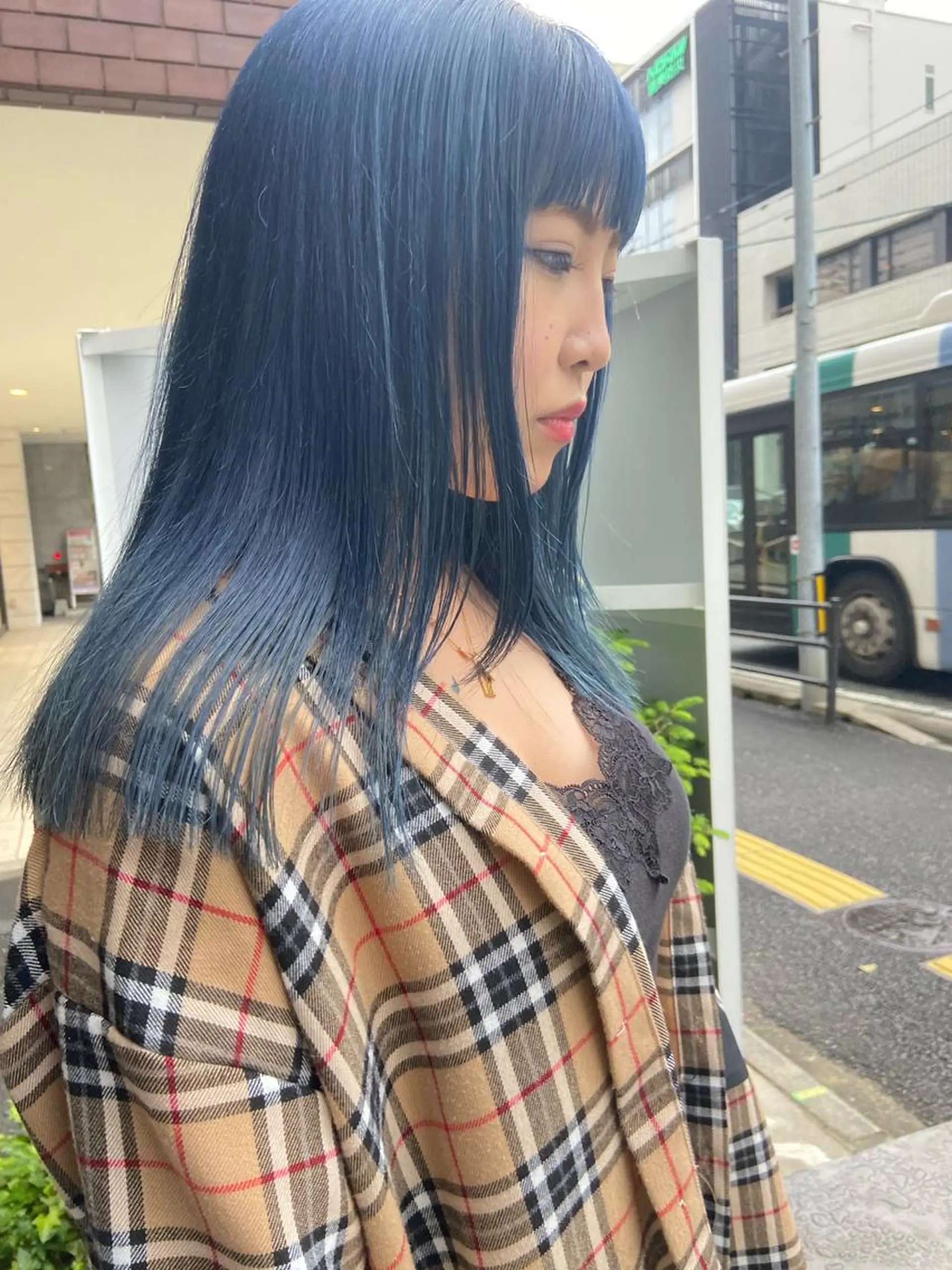 ミディアム カラー ブリーチ ハイトーンカラー ブリーチなしカラー 松尾太樹 【pia】福岡美容室のヘアスタイル