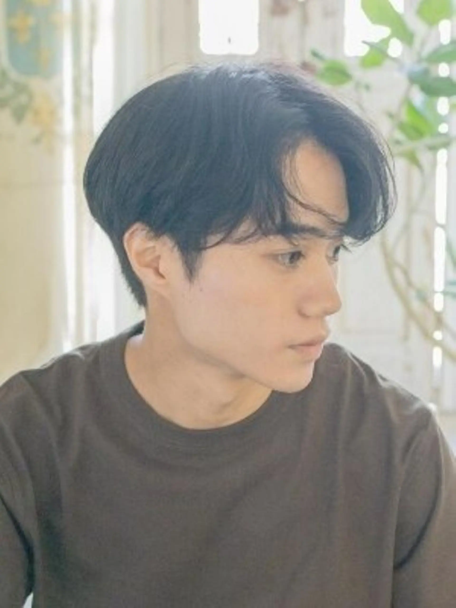 ショート メンズ カット 稲垣 遥のヘアスタイル