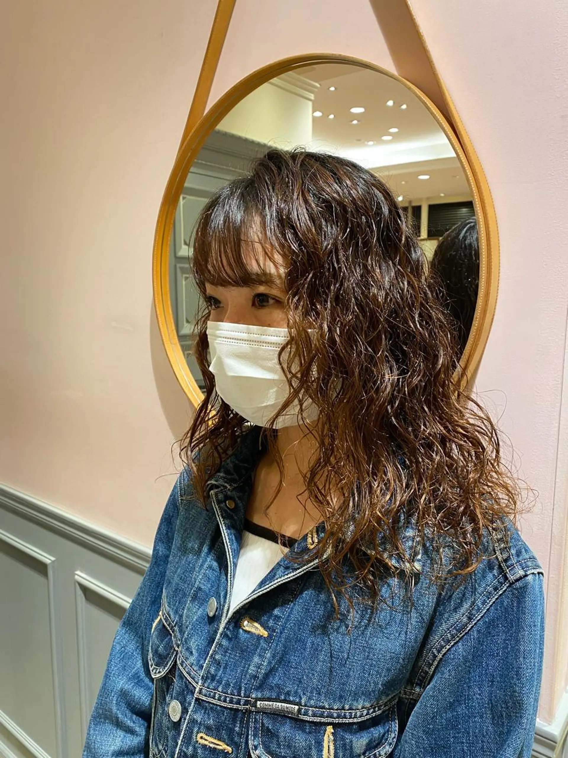 ミディアム ミディアムパーマ Savoir GRANMASH【サヴォア　グランマッシュ】所属・ショート/レイヤー/ 透明感/グレージュのヘアスタイル