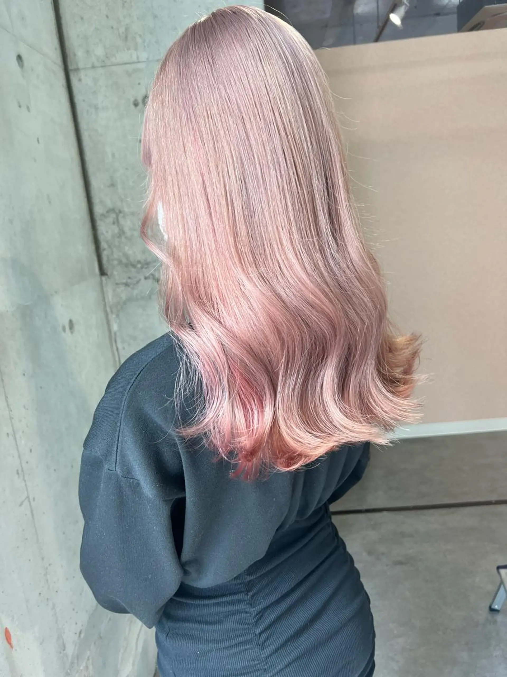 ロング カラー バレイヤージュ ブリーチ ケアブリーチ ハイライトカラー インナーカラー ヘアカラー トリートメント lani 天神大名/ブリーチのヘアスタイル