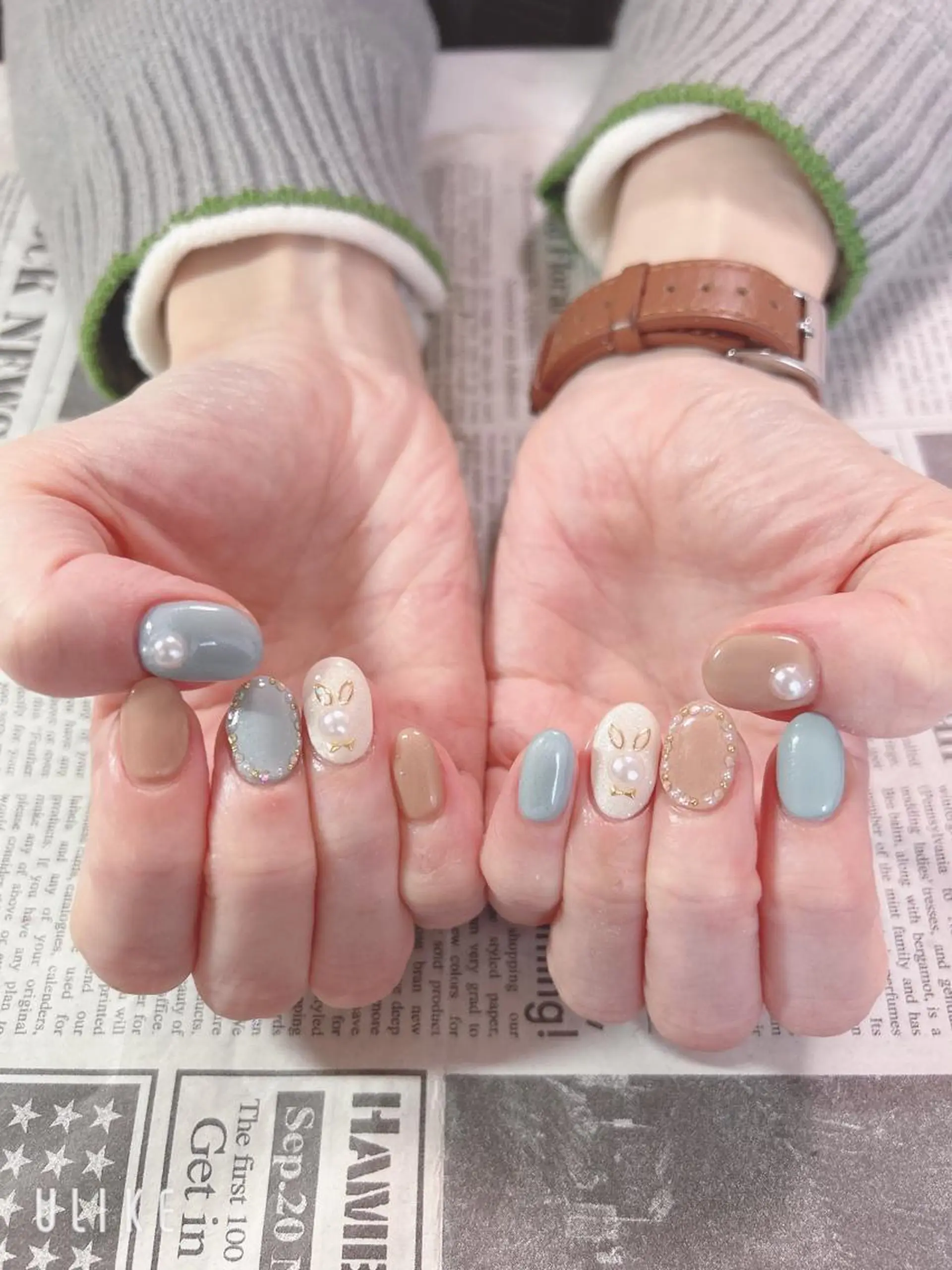 ネイル ハンドネイル ハンドケア 森山 舞のネイルデザイン