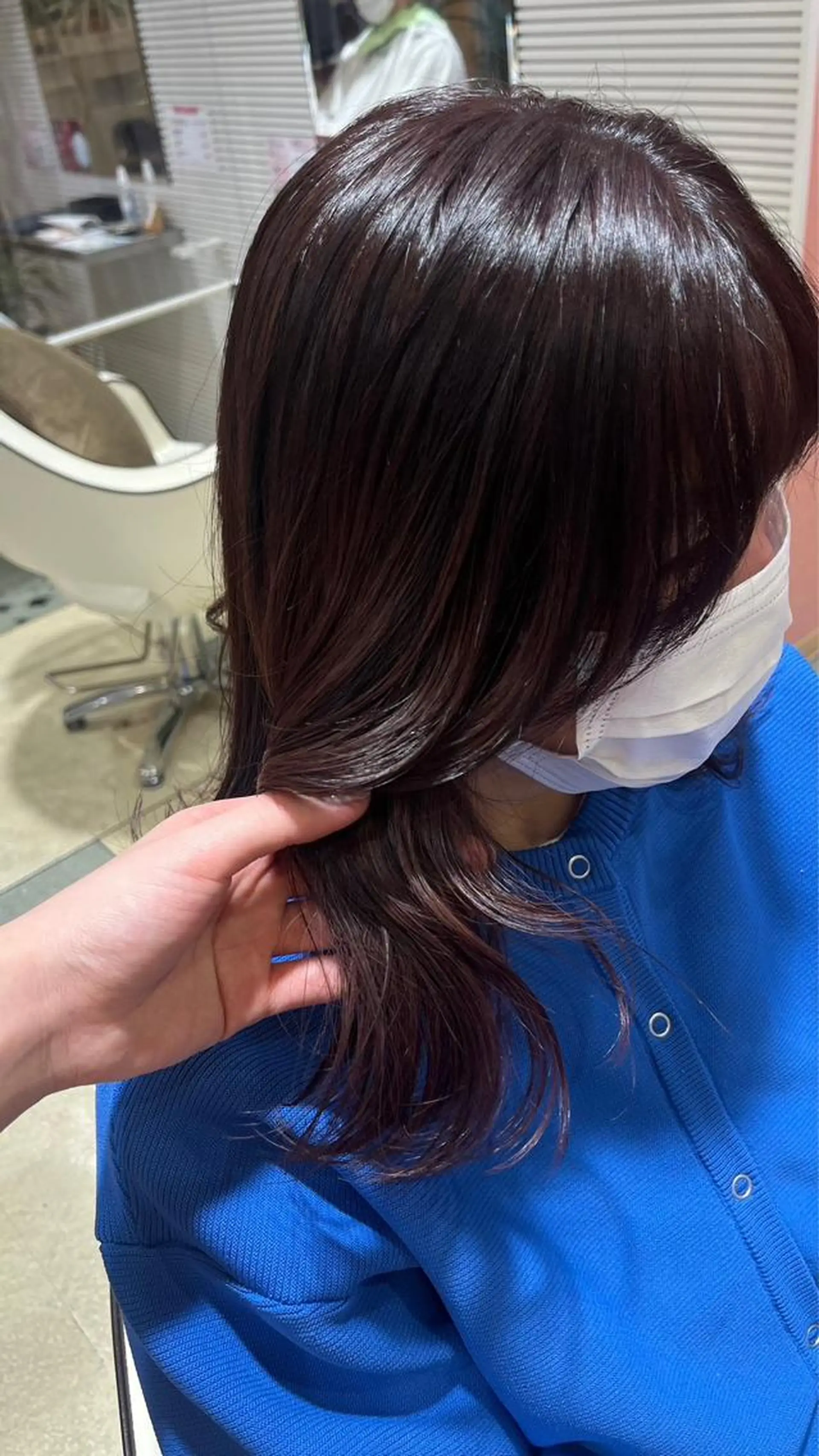 カラー バレイヤージュ ブリーチ ケアブリーチ 透明感カラー デザインカラー ミシェル /韓国ヘア🕊️のヘアスタイル